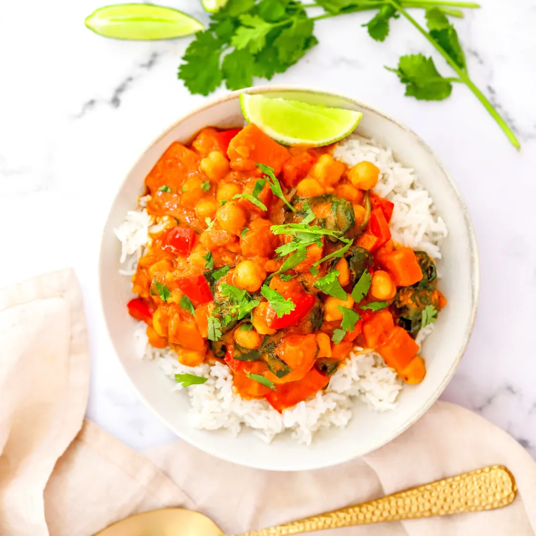 chickpea-sweet-potato-coconut-curry