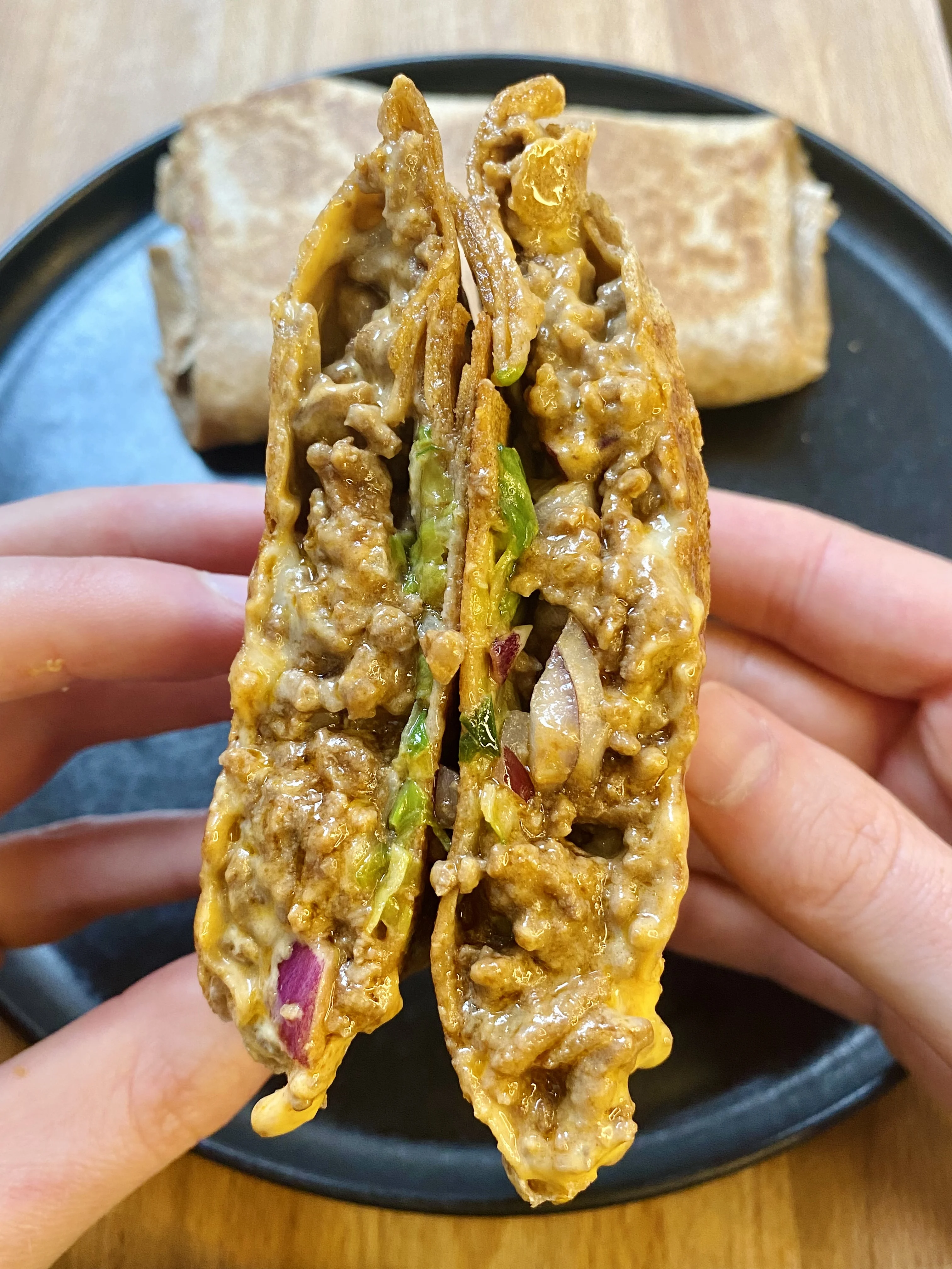 cheeseburger-wrap