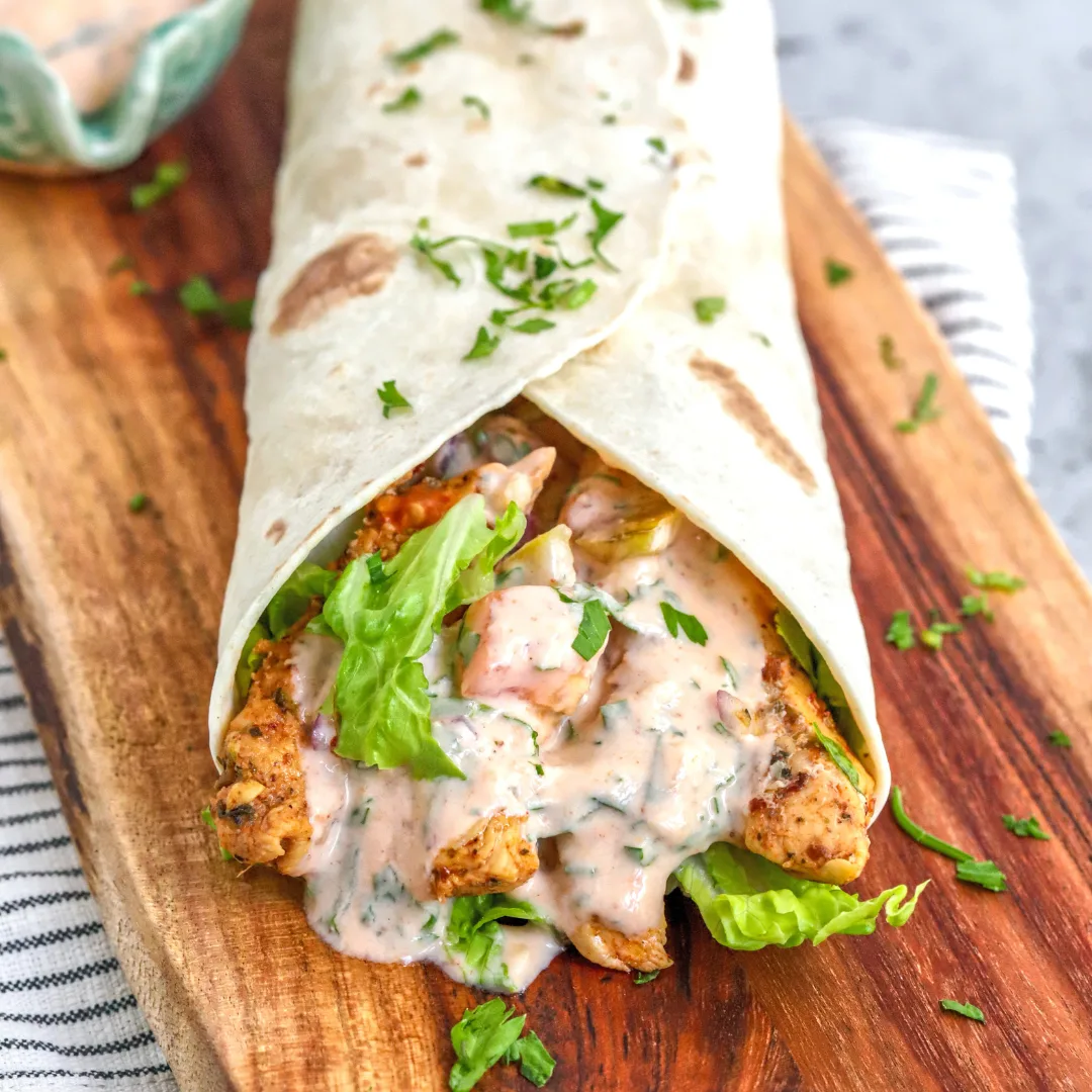 spicy-chicken-breakfast-wrap
