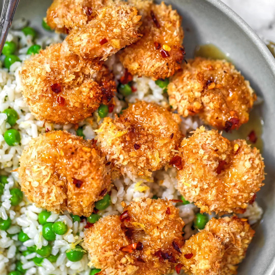 crispy-coconut-shrimp-with-rice