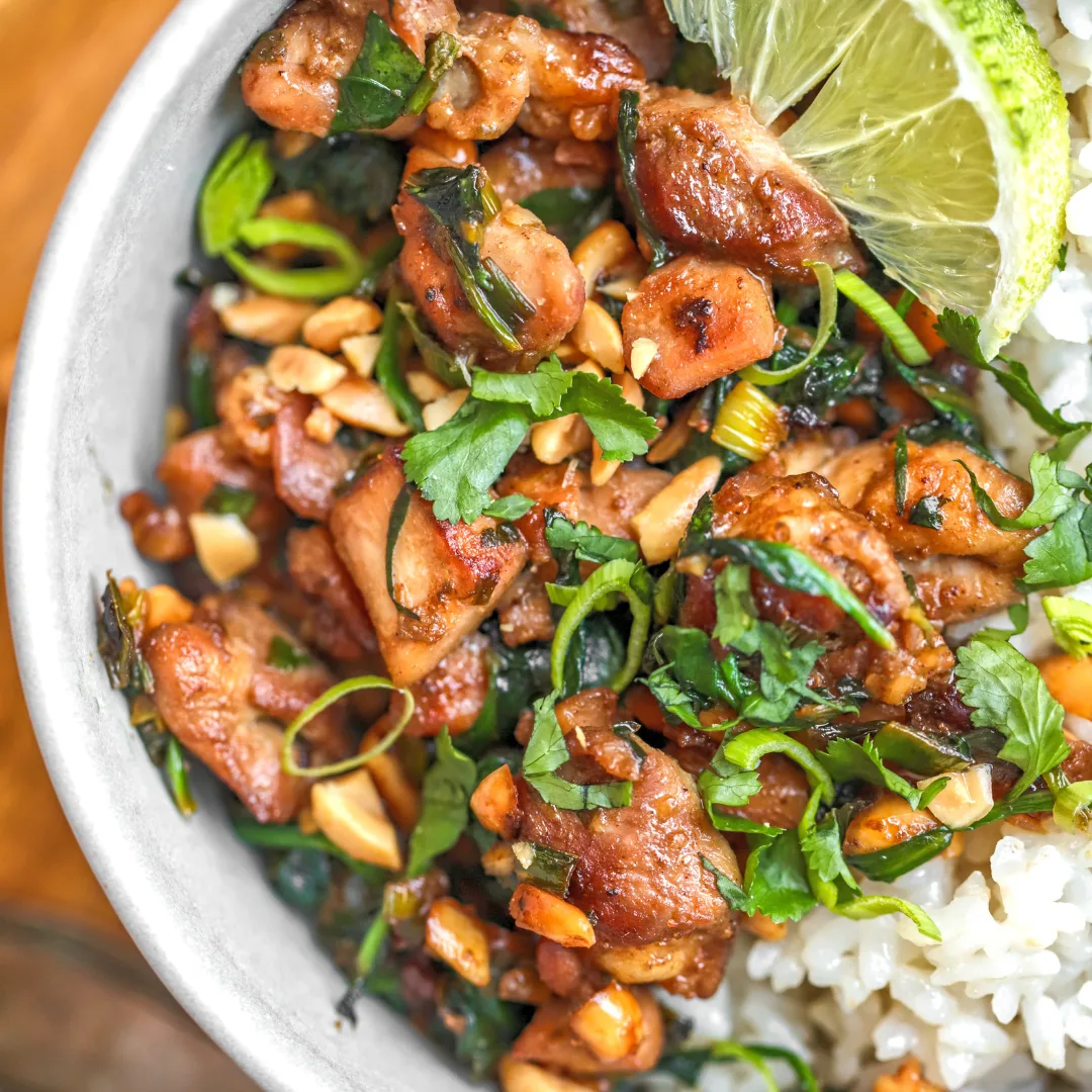peanut-chicken-with-coconut-rice