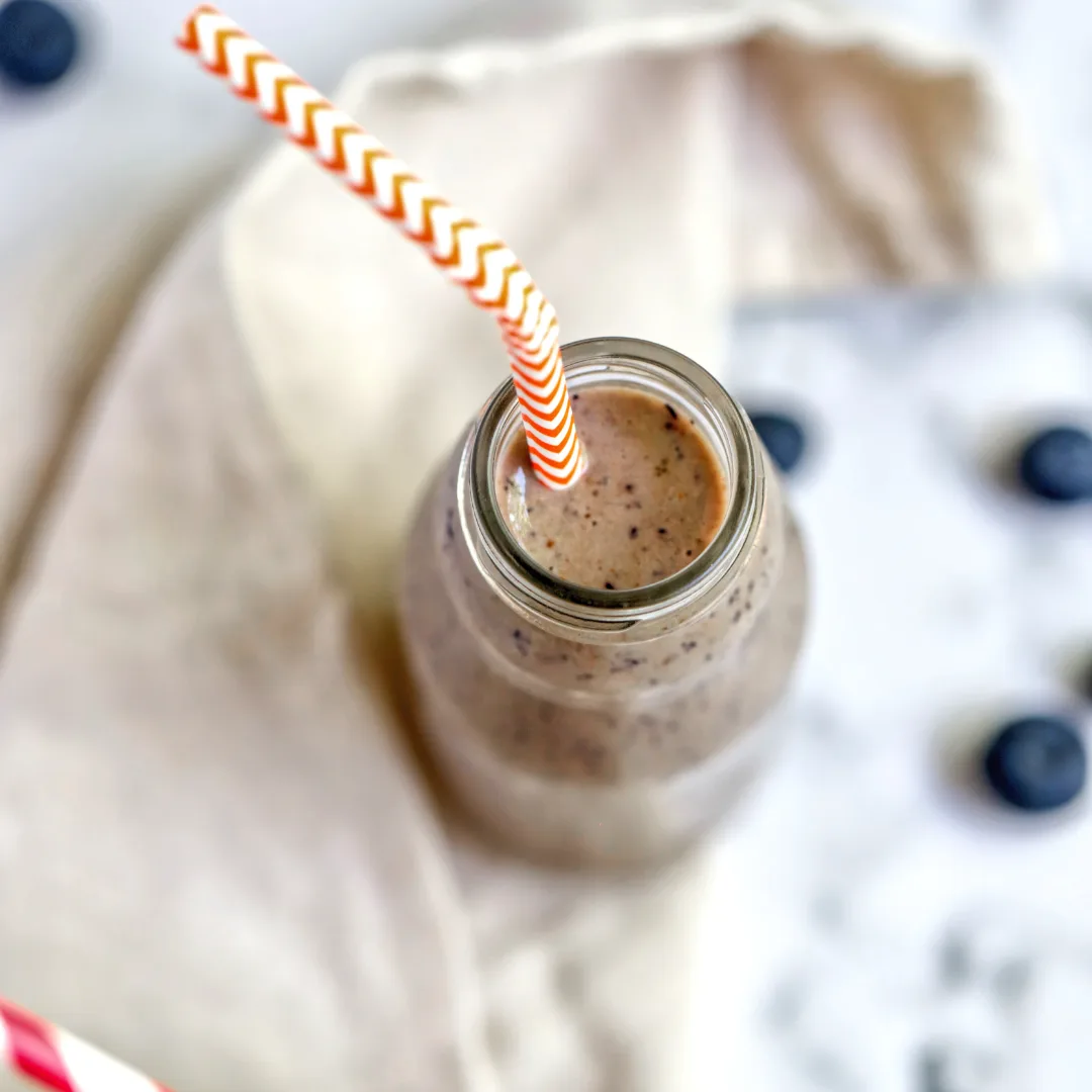 blueberry-tahini-protein-smoothie