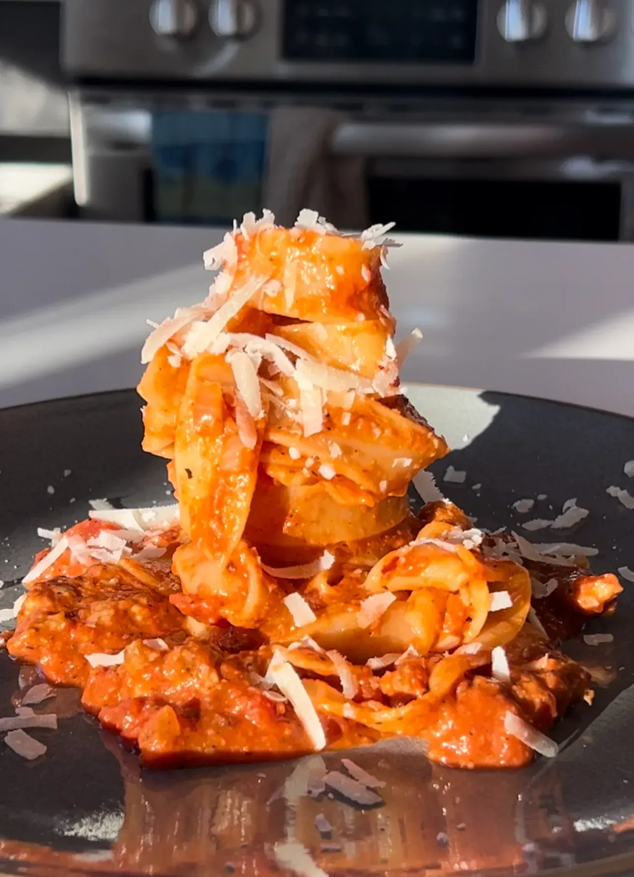 sausage-pappardelle