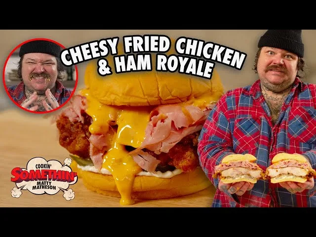 fried-chicken-and-ham-royale