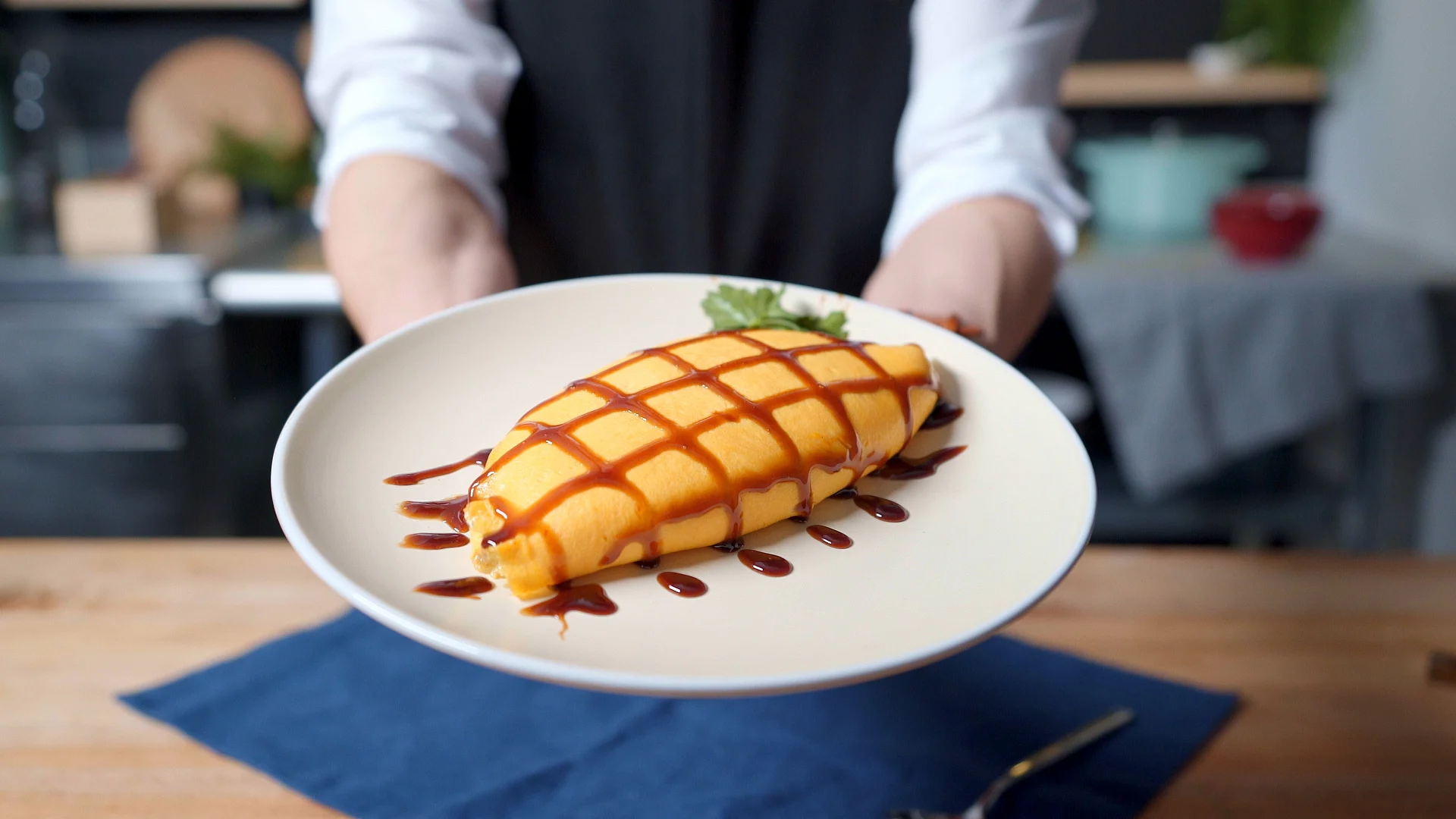 Curry Risotto Omurice inspired by Food Wars!