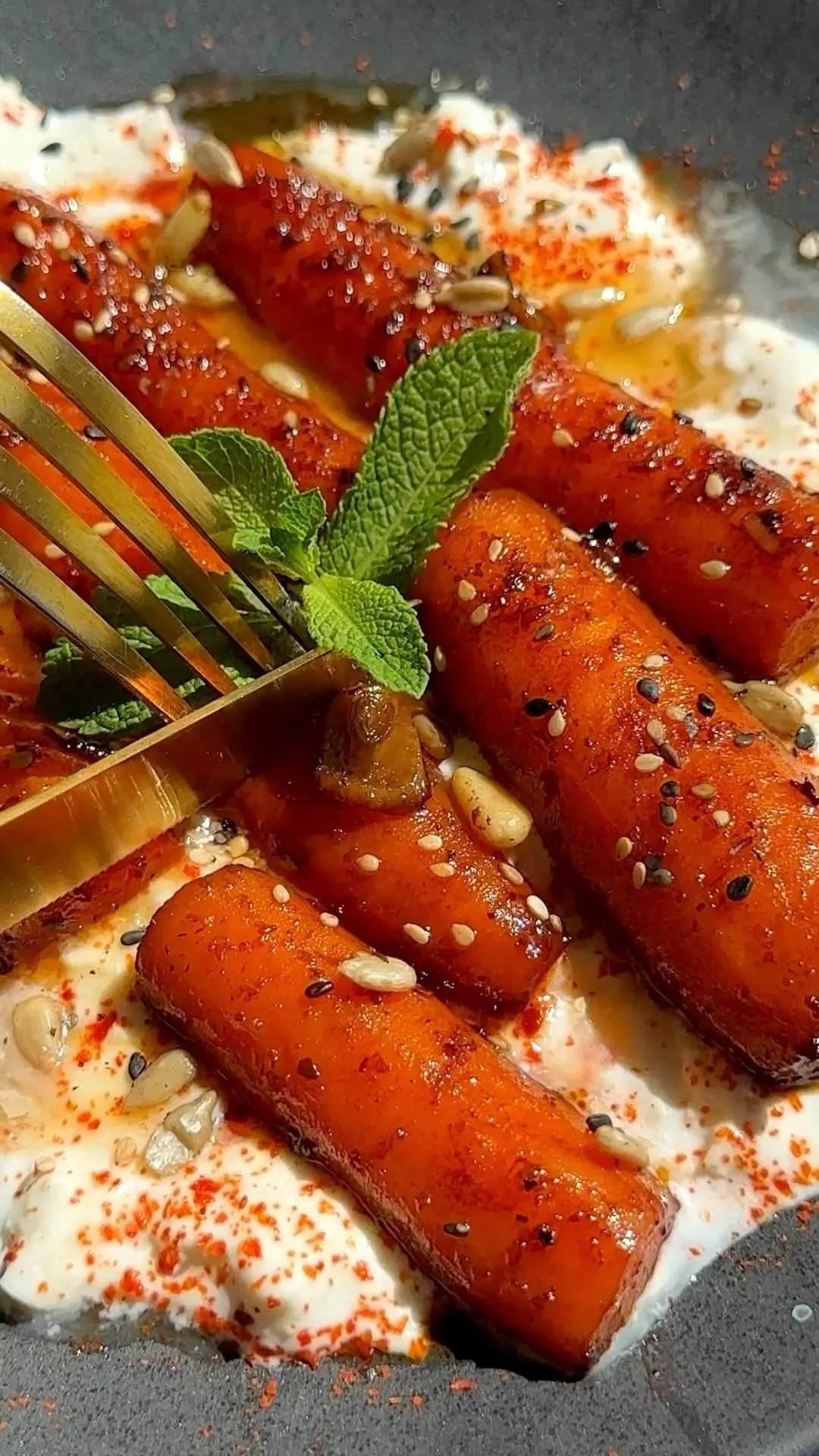 caramelized-carrots-with-burrata-cheese
