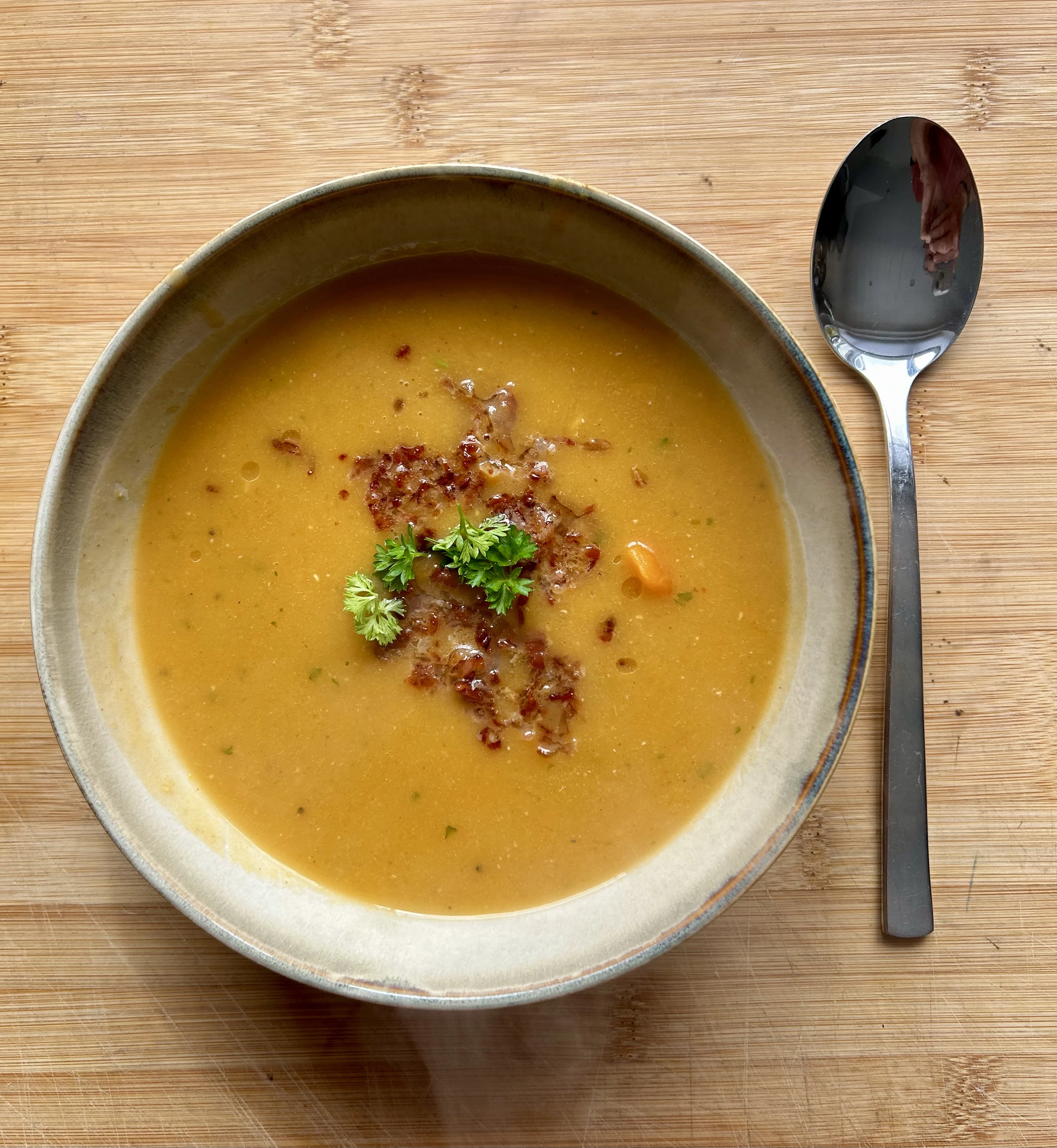lentil-and-bacon-soup