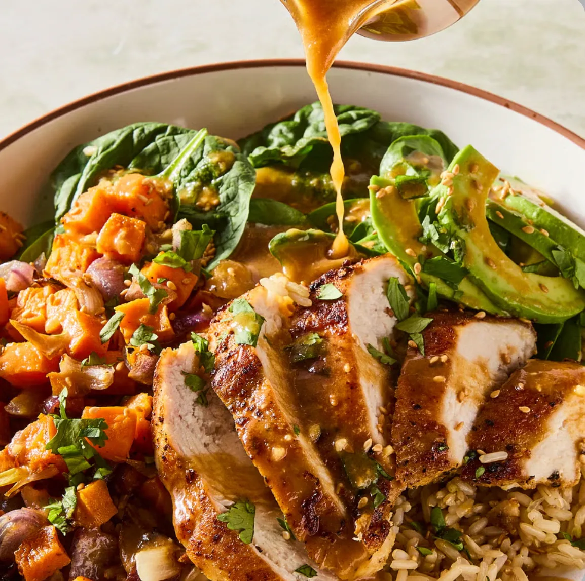 peanut-chicken-power-bowl