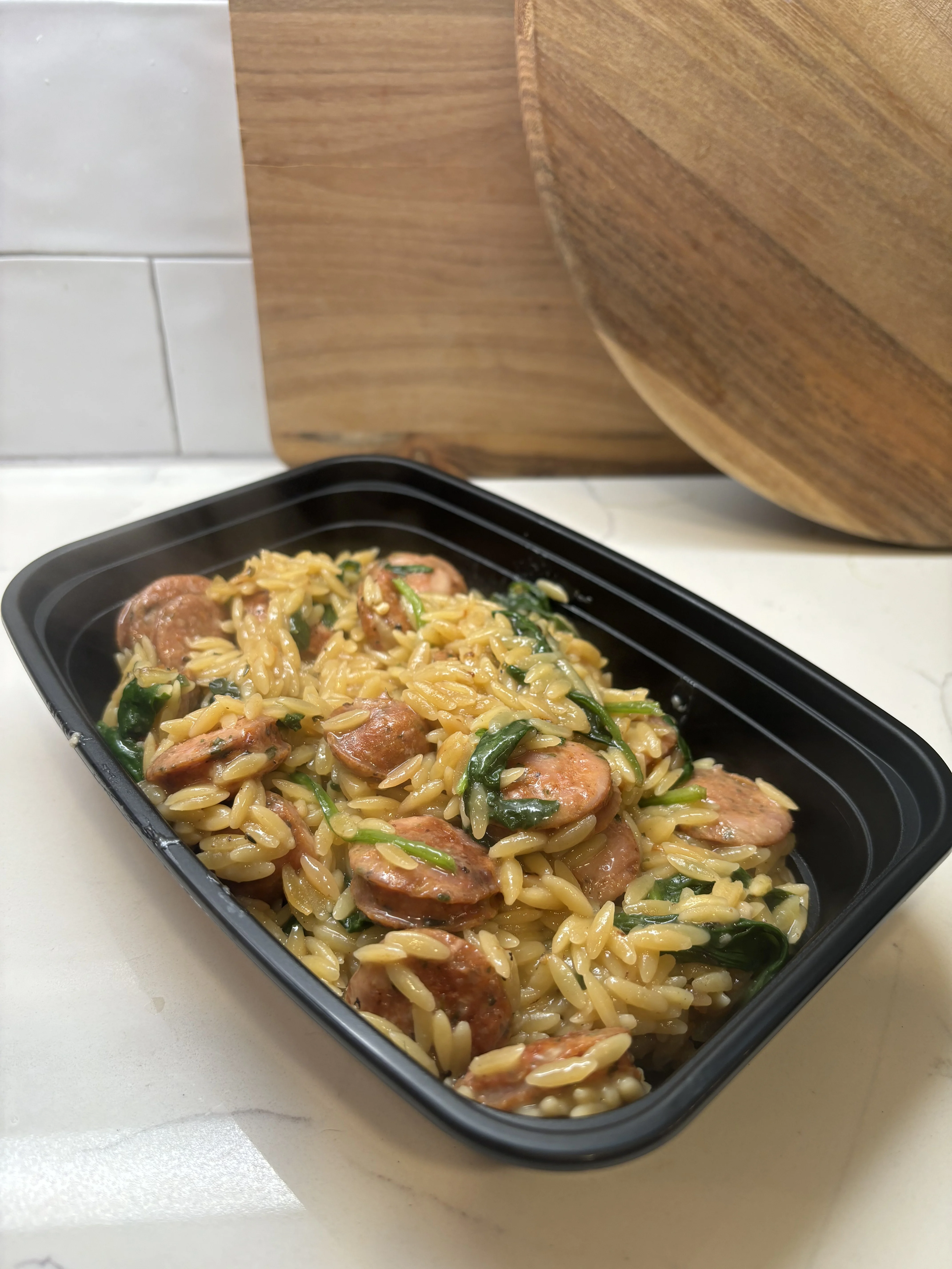 creamy-chicken-sausage-orzo