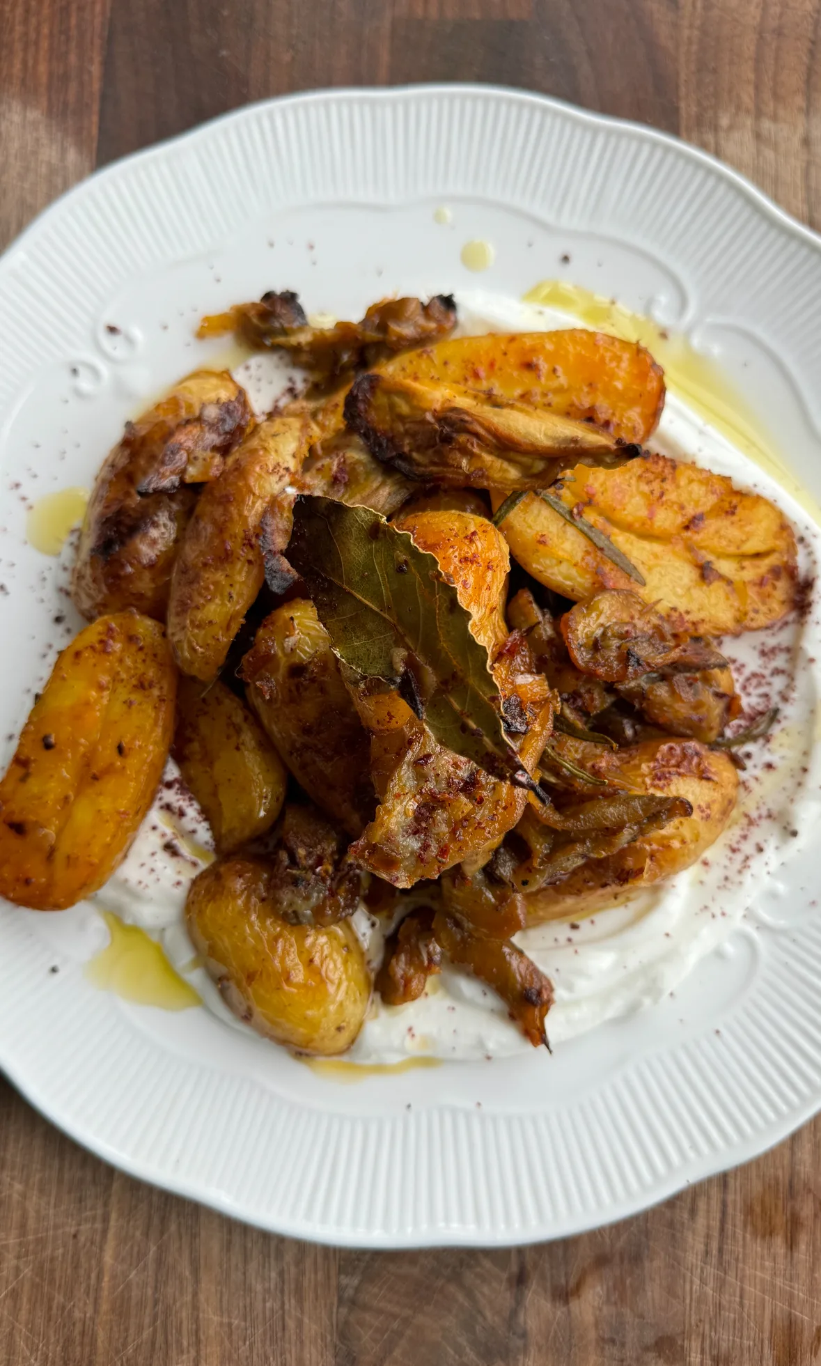 roast-potatoes-with-aubergine-preserved-lemon-and-yoghurt