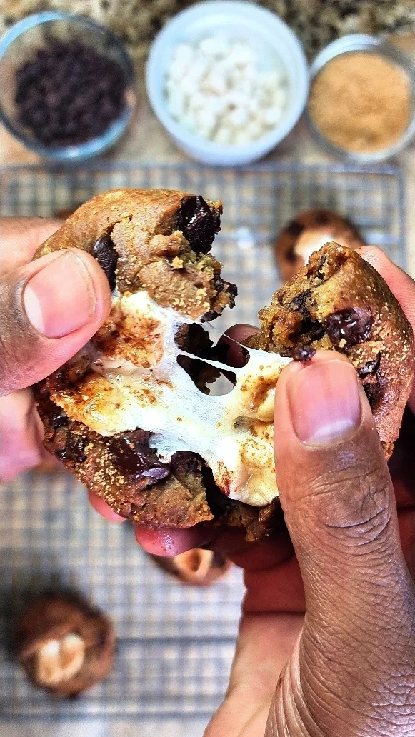 vegan-s'mores-cookies