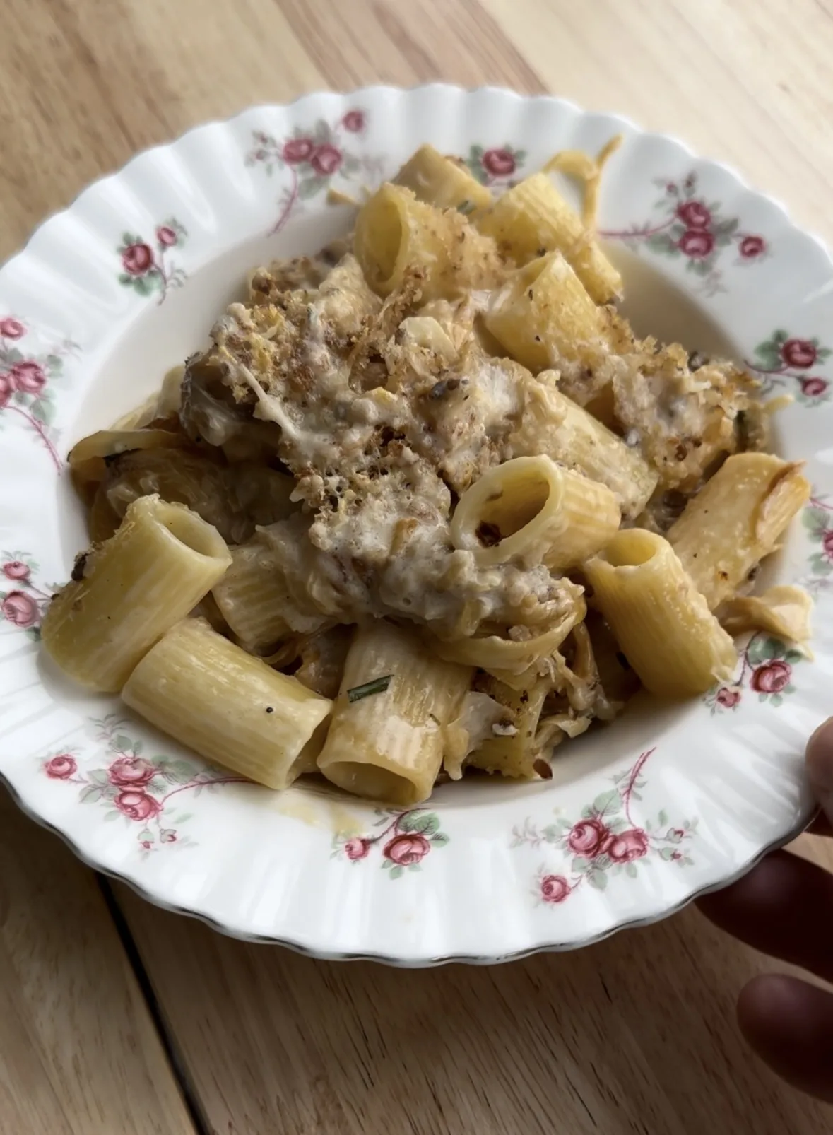pasta-al-forno-with-caramelised-onions