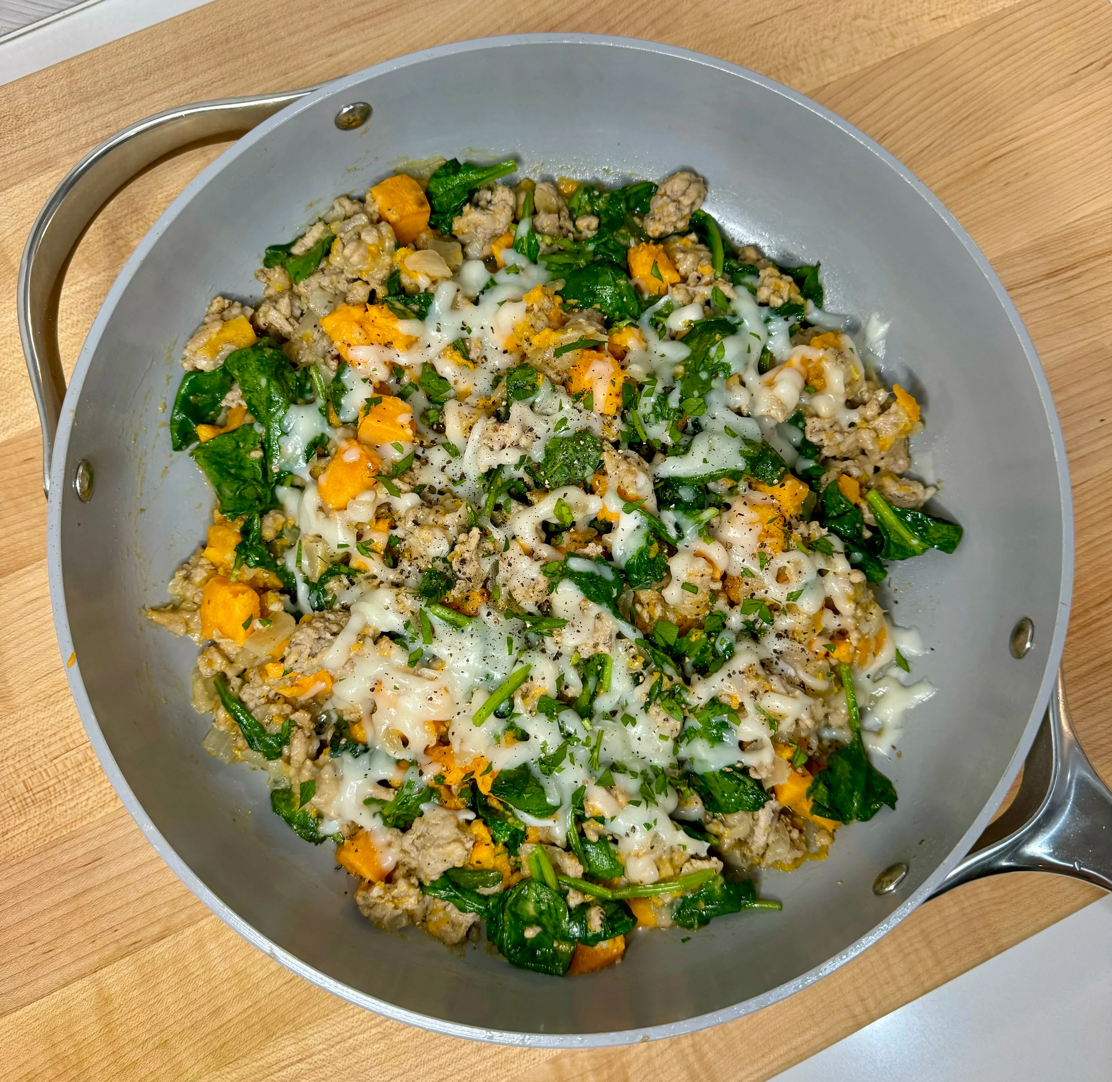 ground-turkey-sweet-potato-skillet