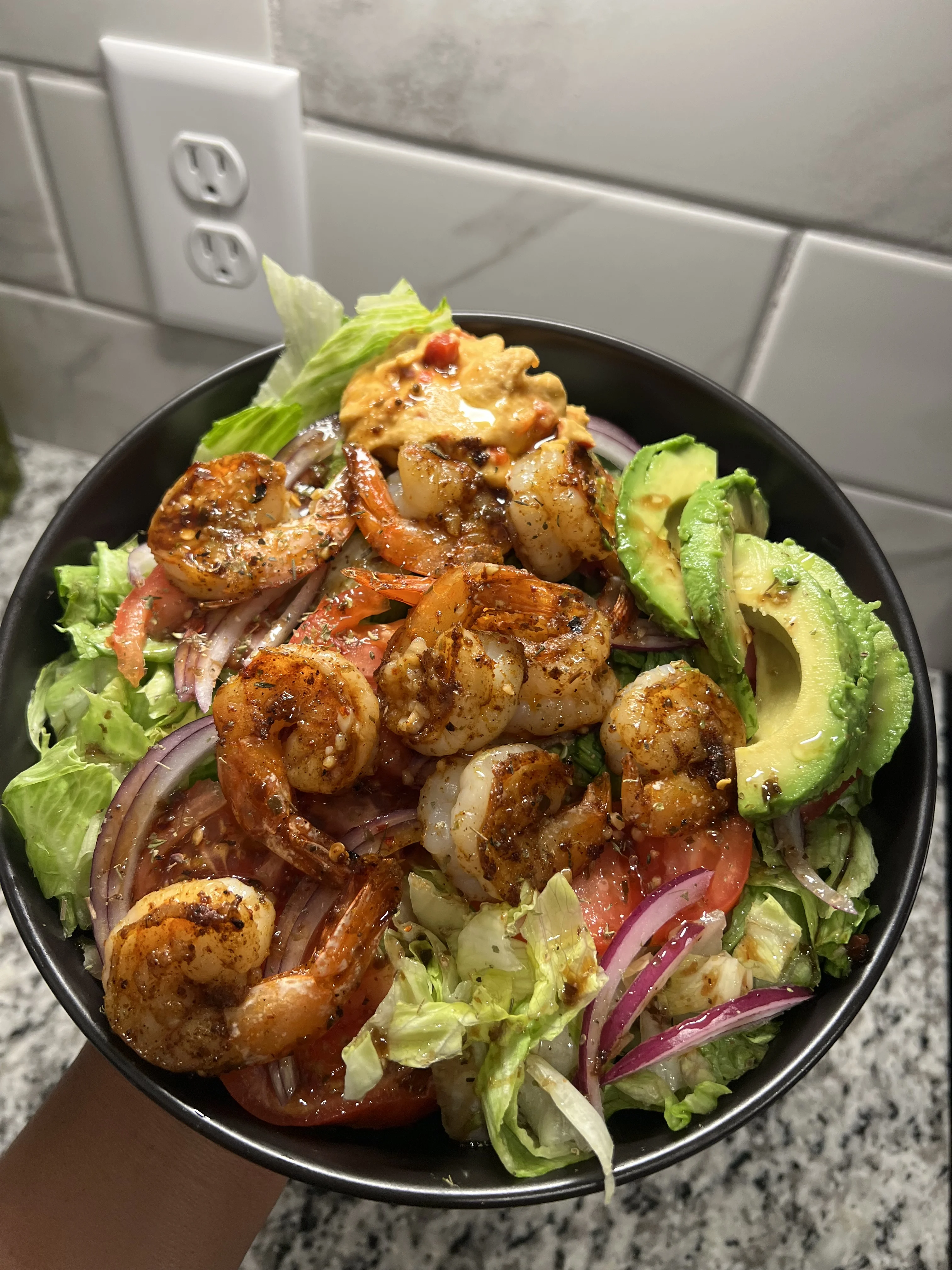 blackened-shrimp-salad-w-balsamic-vinaigrette