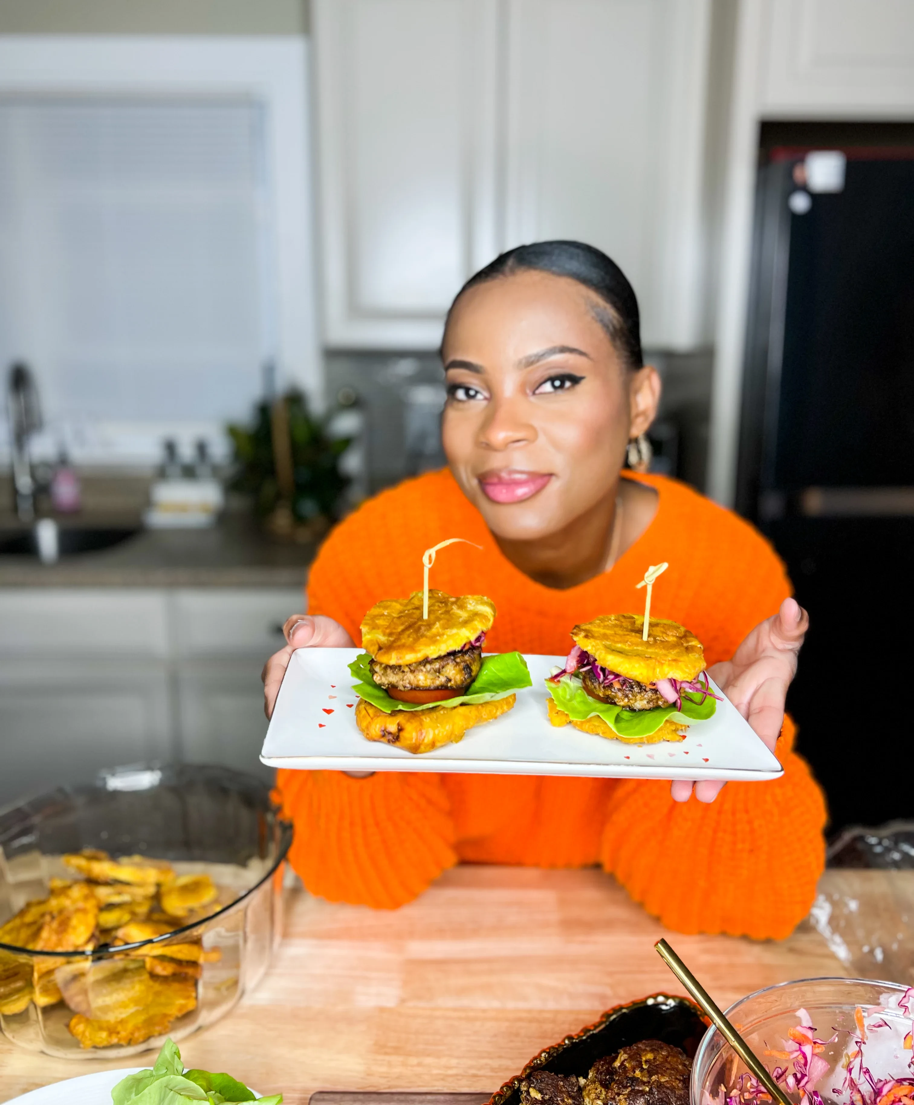 shrimp-patty-in-a-fried-plantain-burger