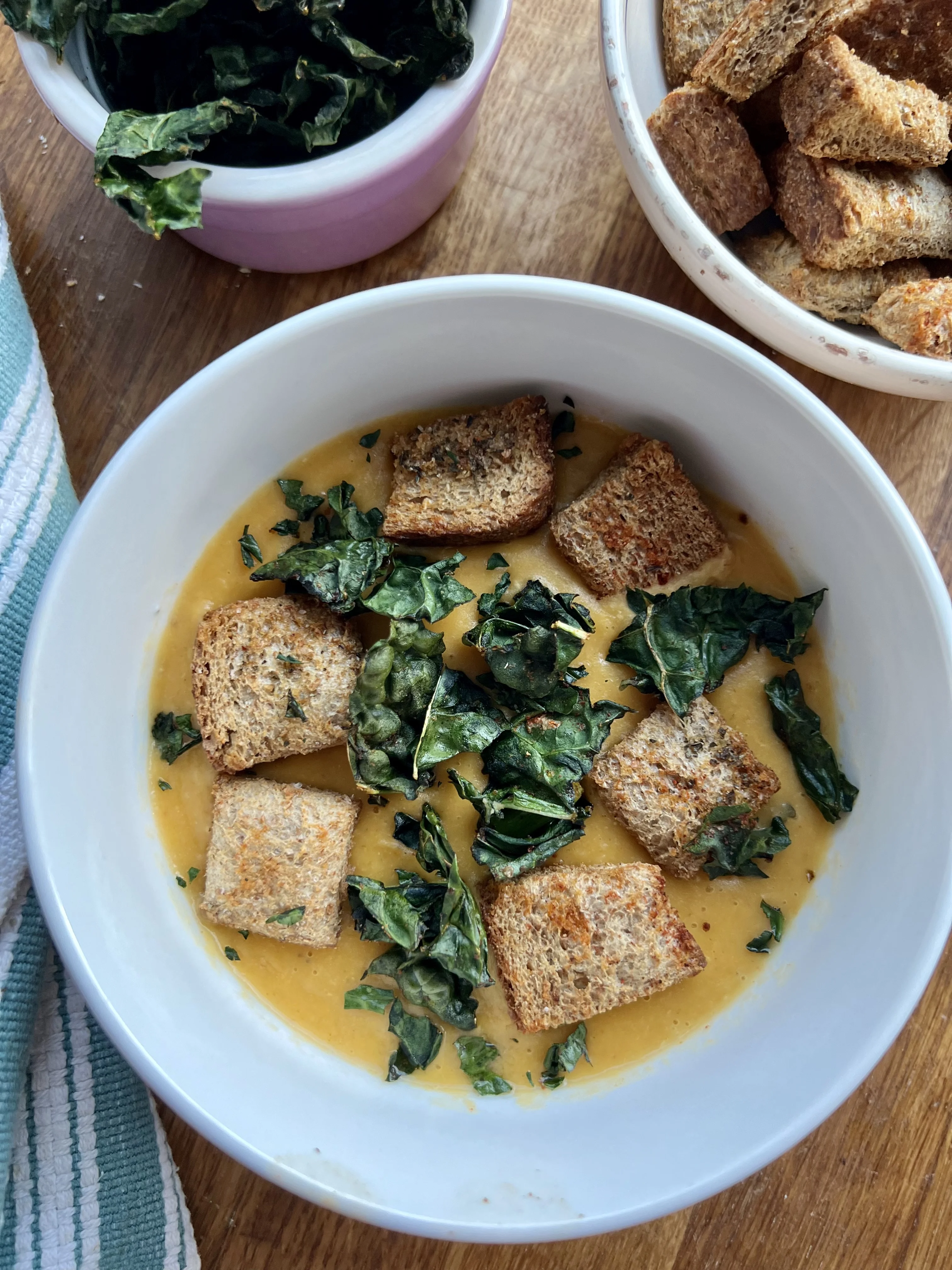 carrot-and-red-lentil-soup-with-crispy-kale
