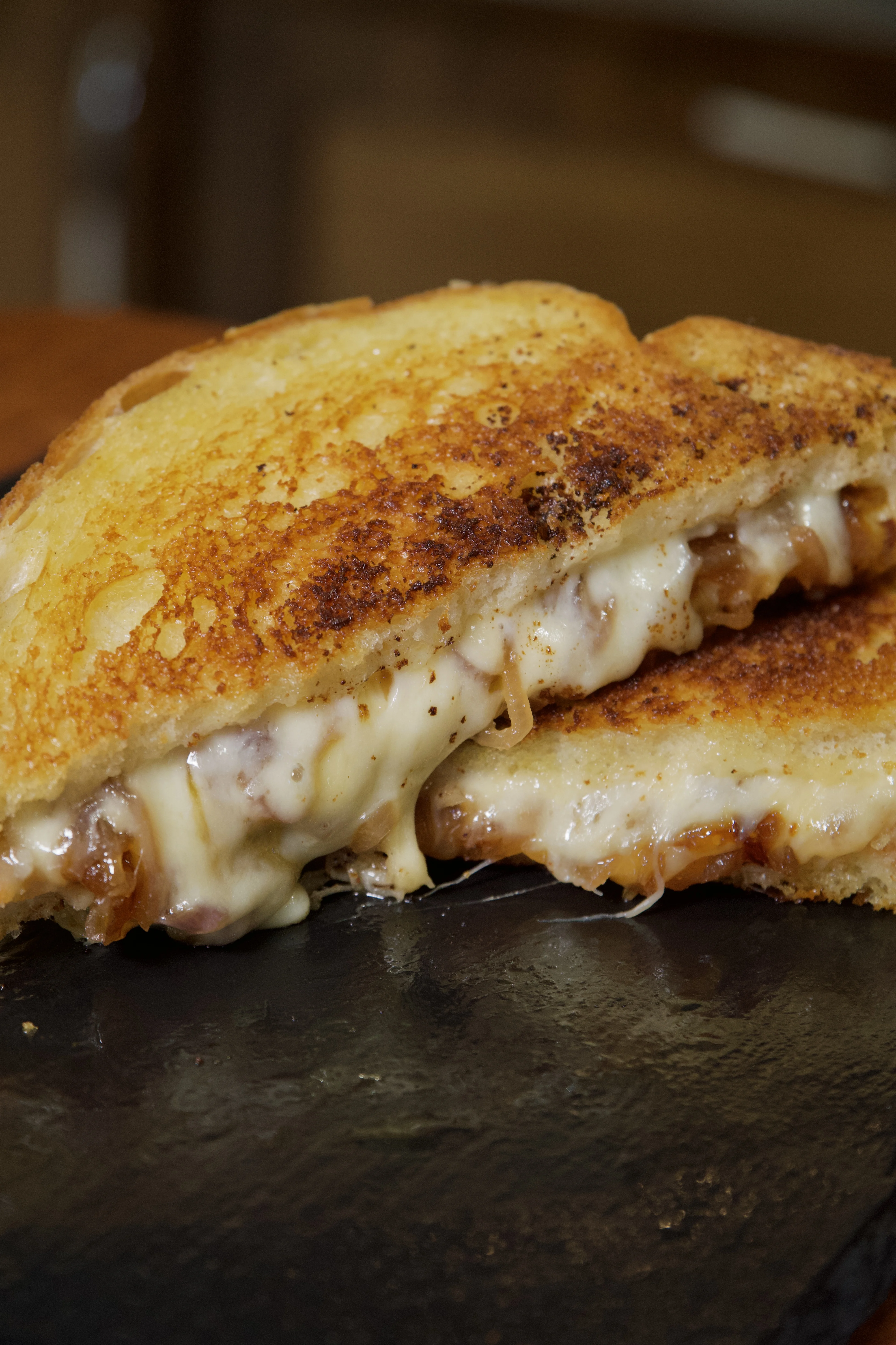 honey-onion-bourbon-grilled-cheese