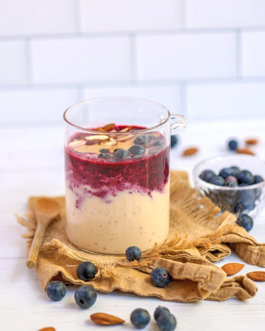 compota-de-arandanos-con-crema-de-mantequilla-de-mani-blueberry-compote-with-pb-cream