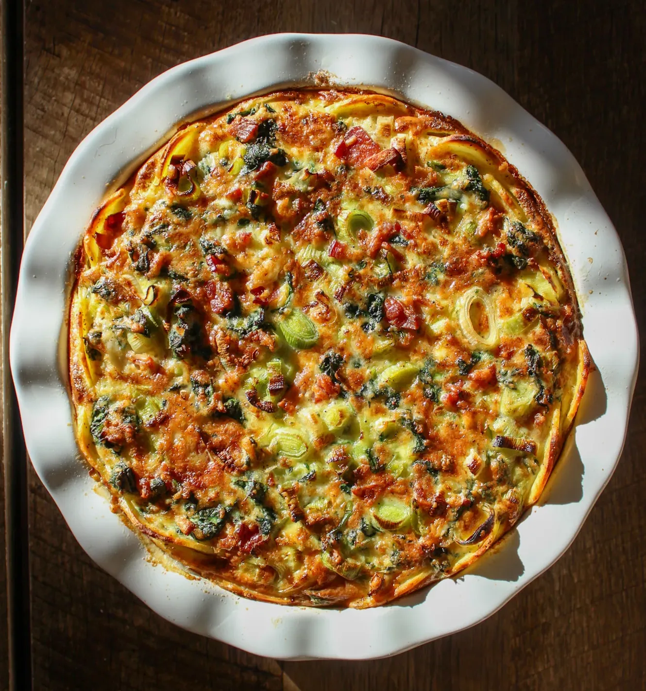 bacon-leek-and-spinach-quiche