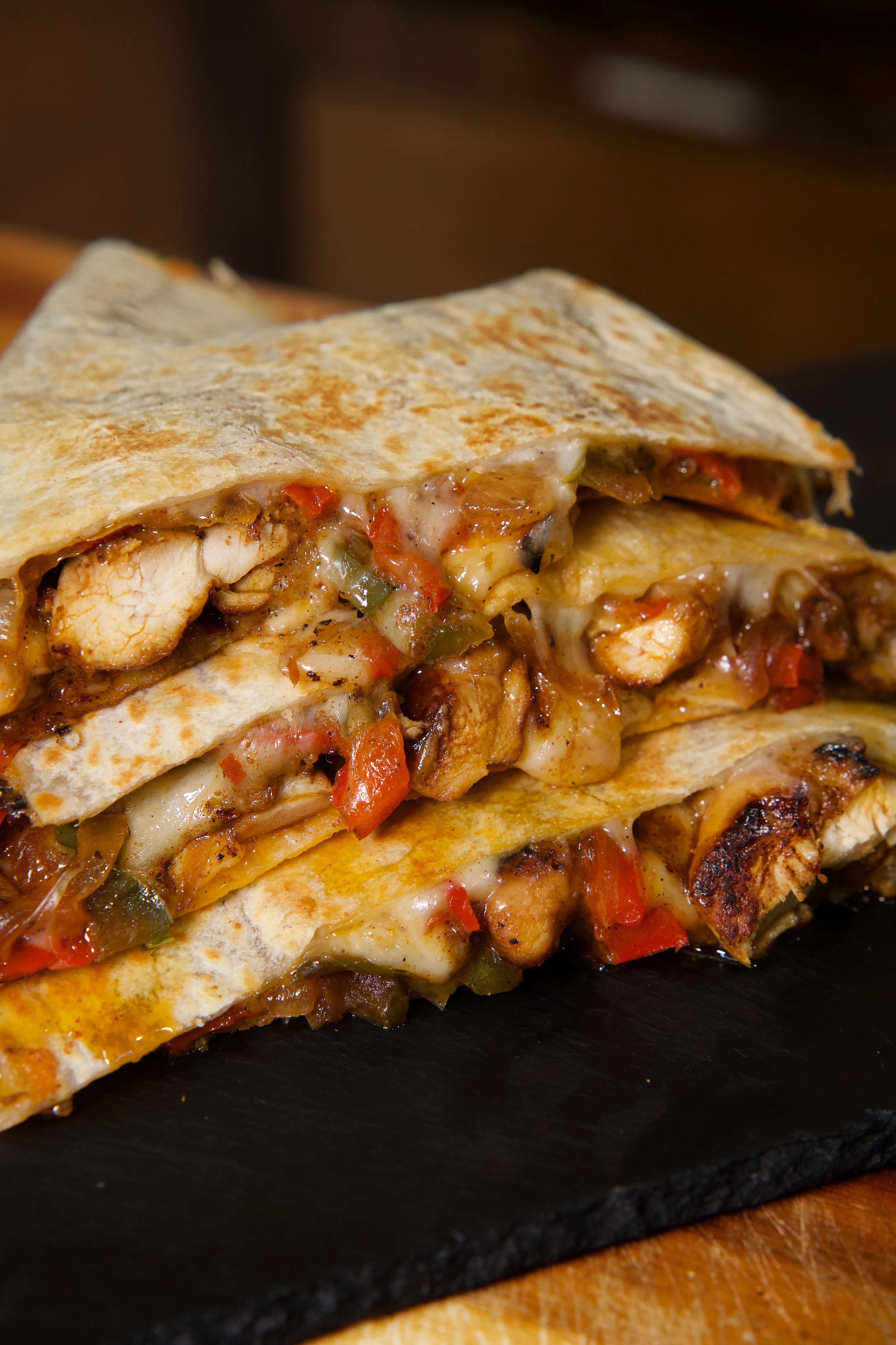 loaded-chicken-quesadilla