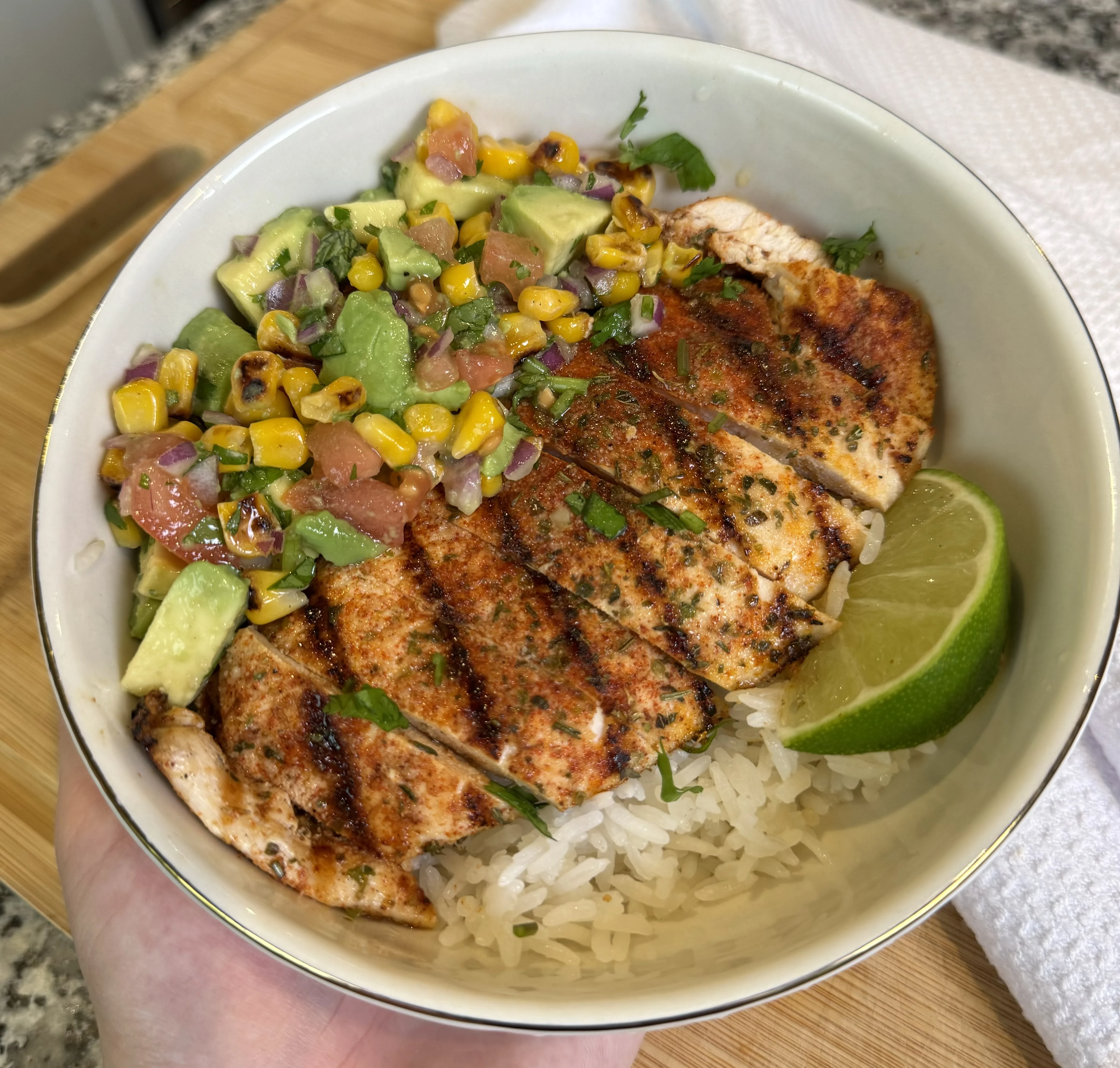 grilled-chicken-with-roasted-corn-and-avocado-salad