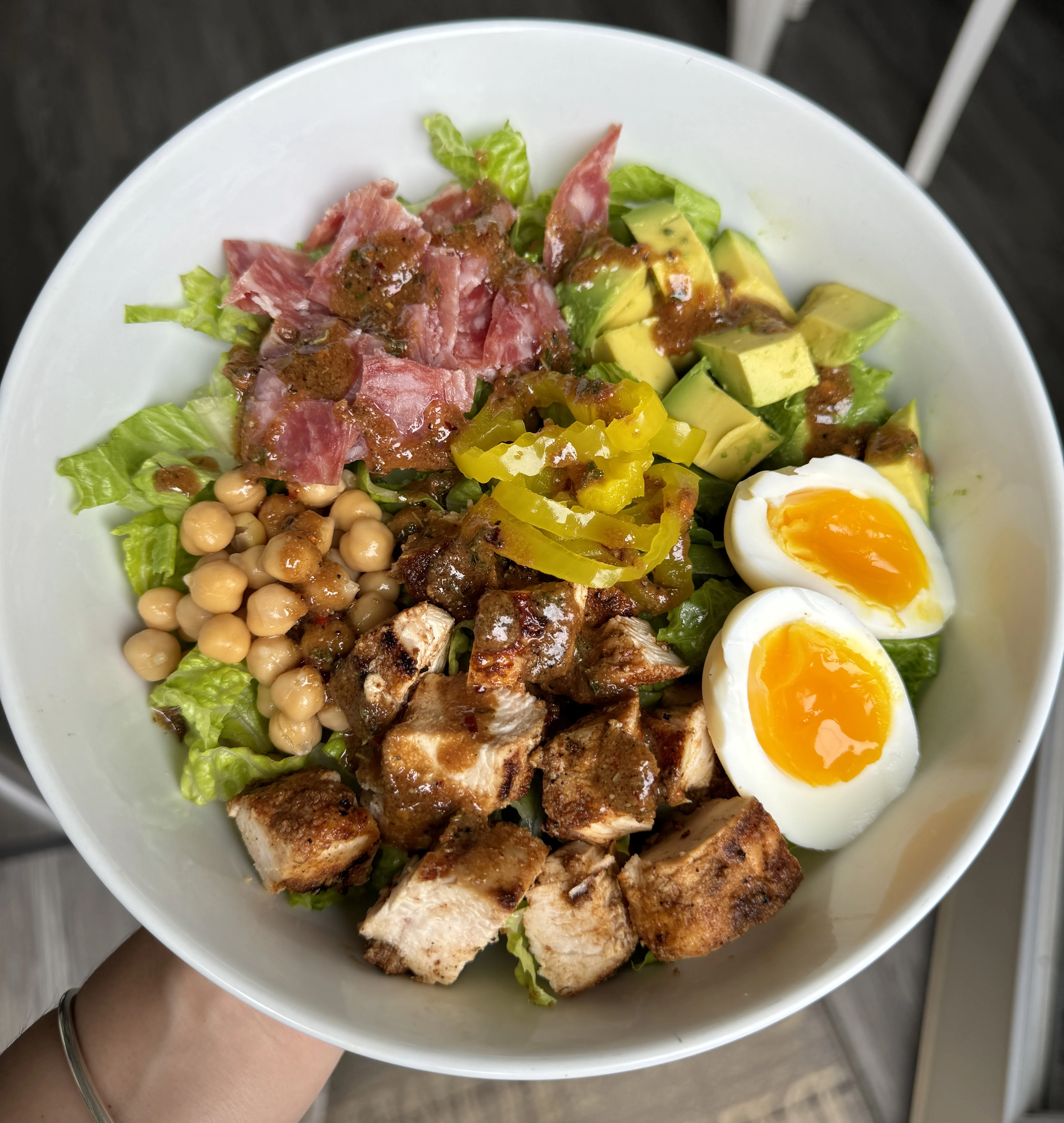 light-dinner-salad-with-homemade-italian-dressing