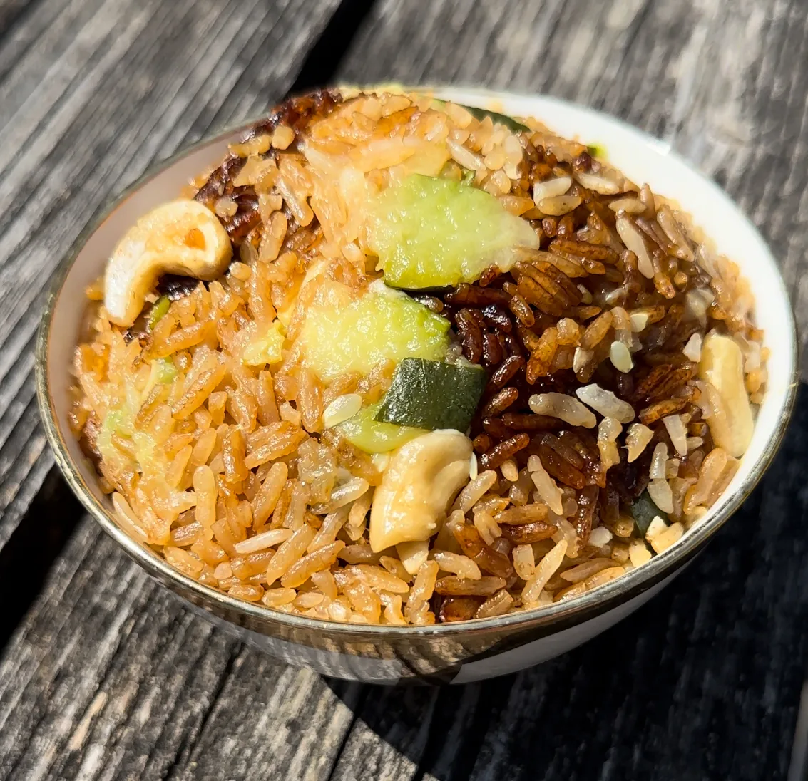 rice-cooker-garlic-zucchini-cashew-rice