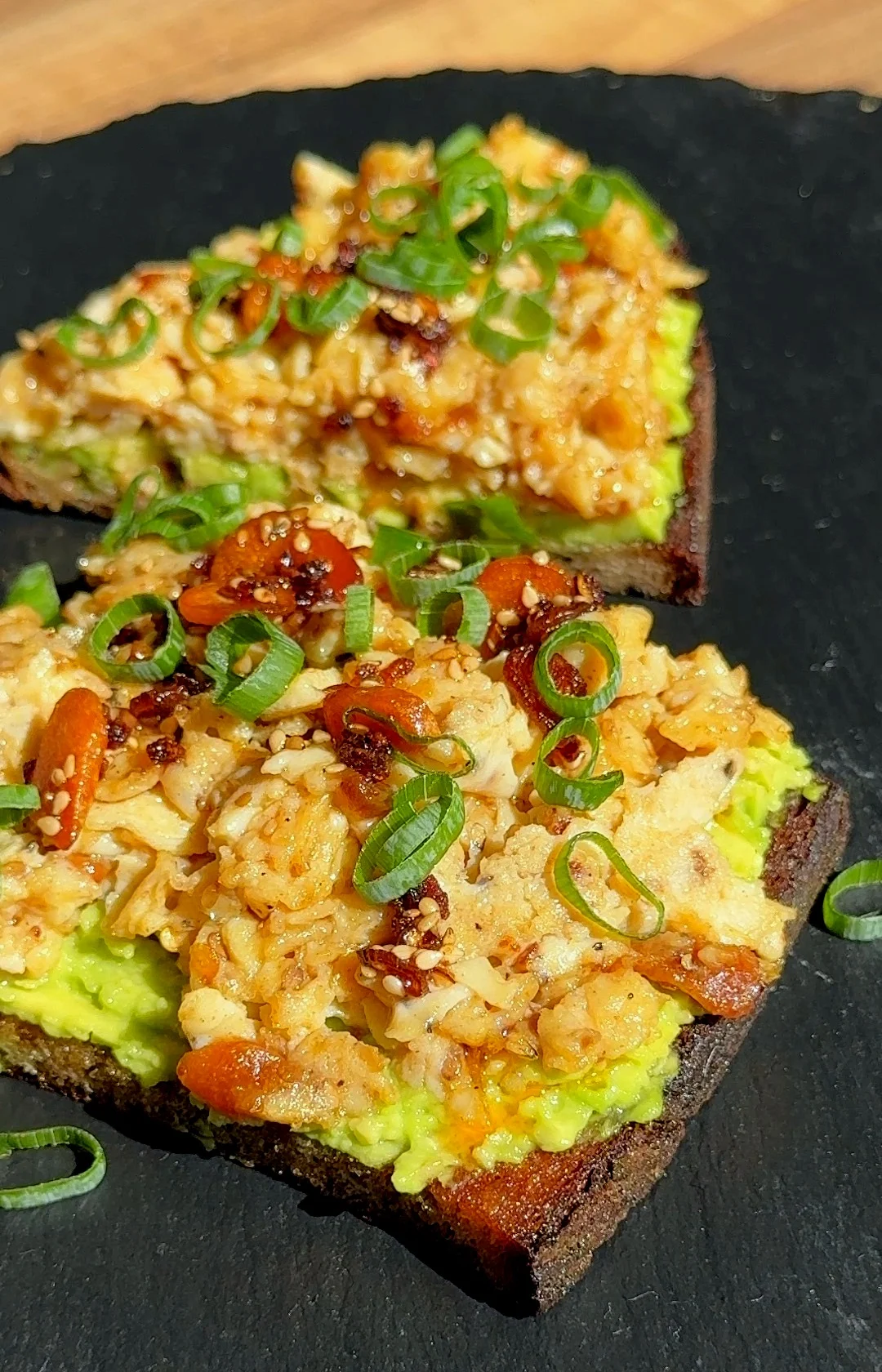 avocado-and-chili-oil-scrambled-egg-toast
