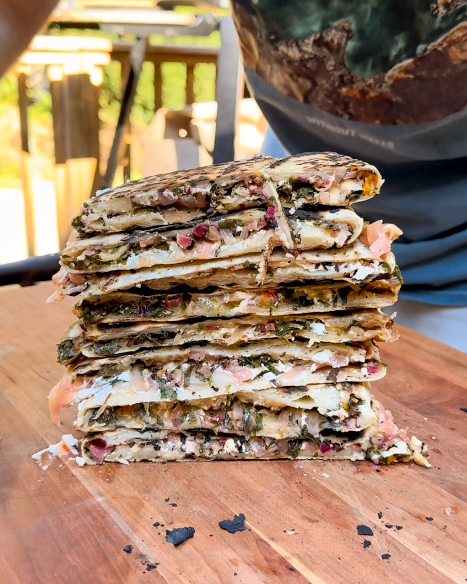 swiss-chard-and-peppers-gozleme