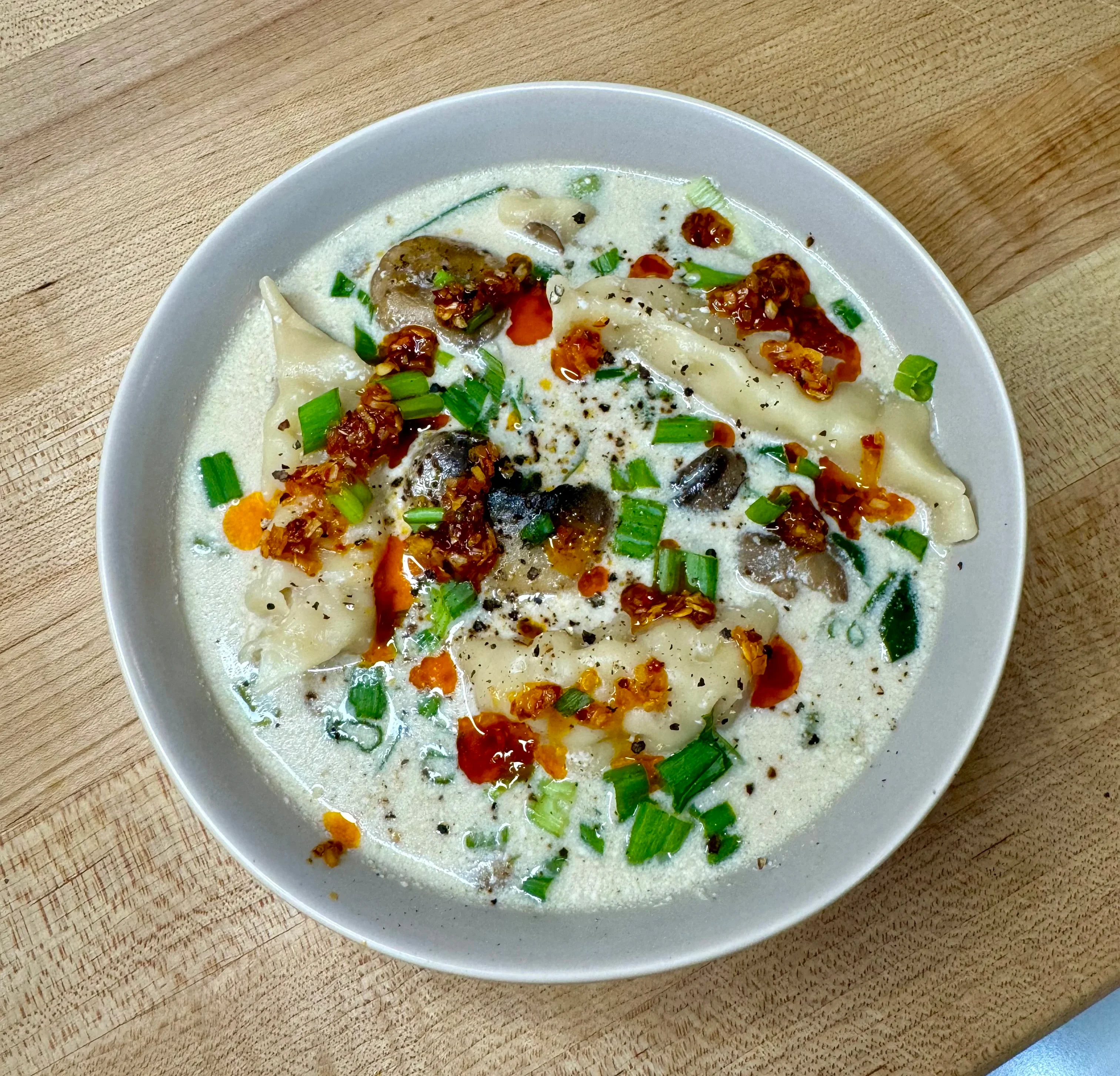 ginger-miso-coconut-potsticker-soup