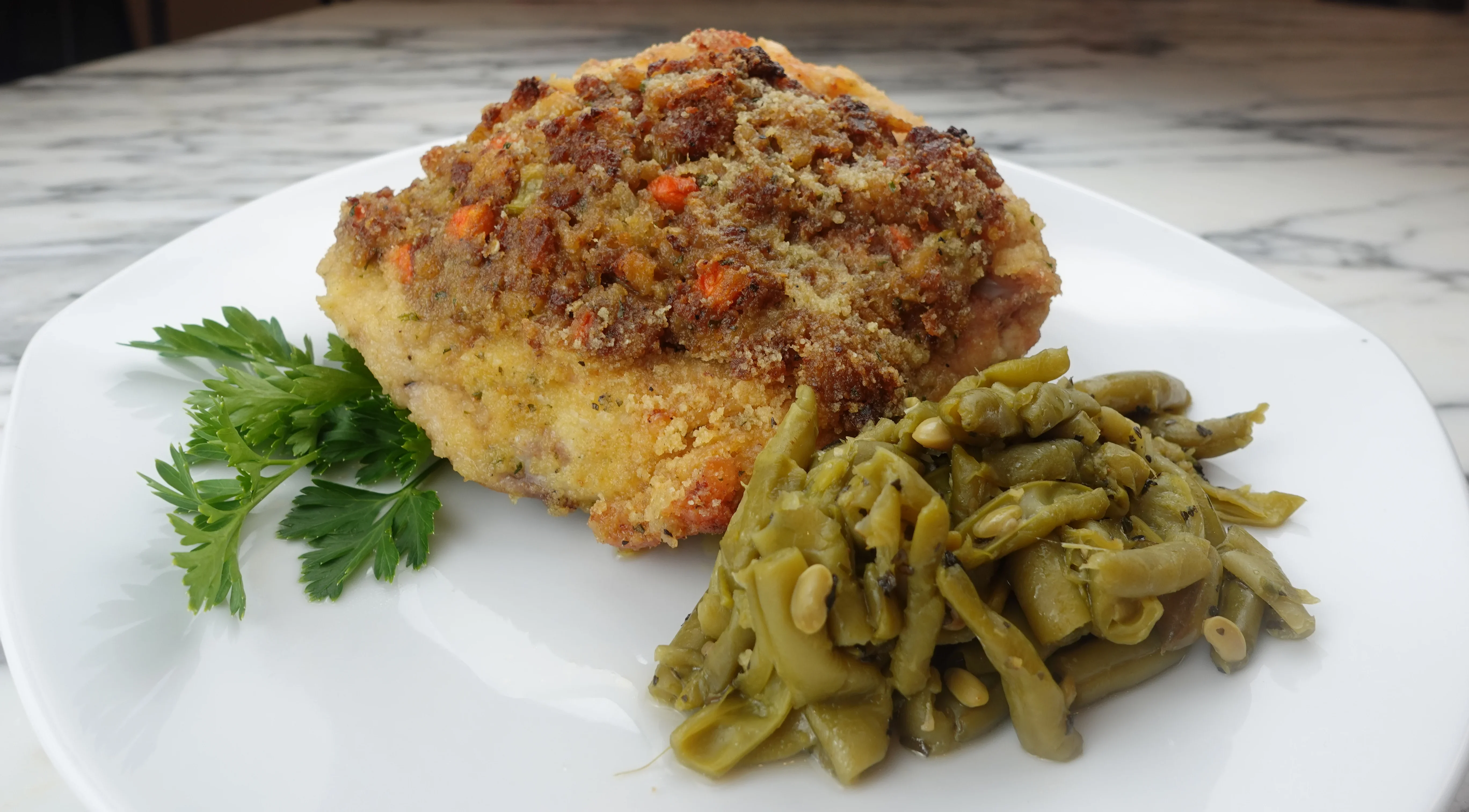 stuffed-chicken-breast-with-cornbread-sausage-stuffing