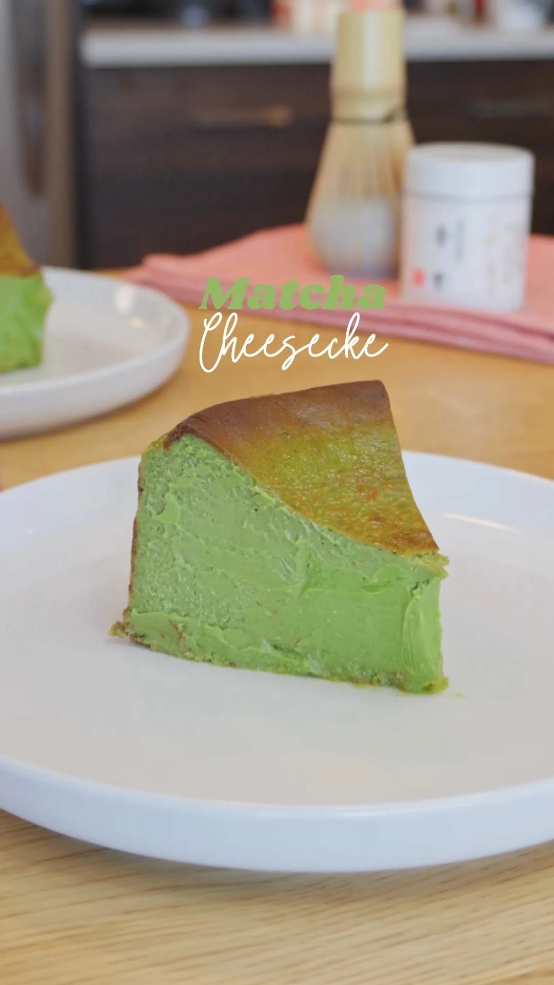 matcha-basque-cheesecake