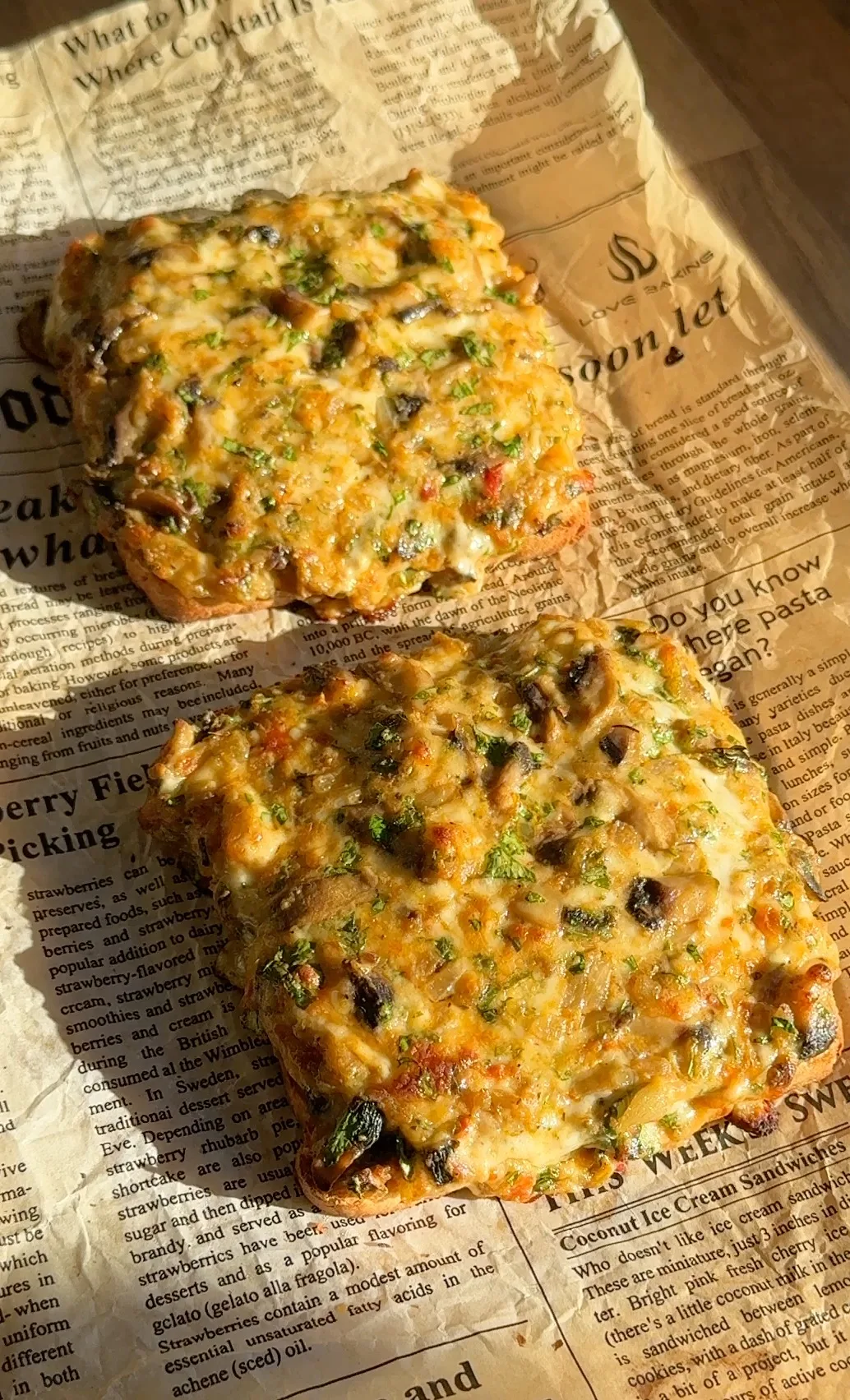 mushroom-pizza-toast