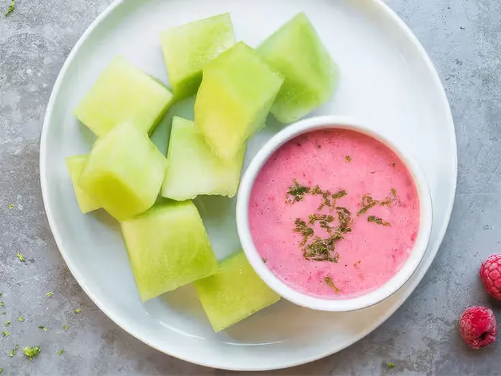 tropical-fruit-dip-with-melon