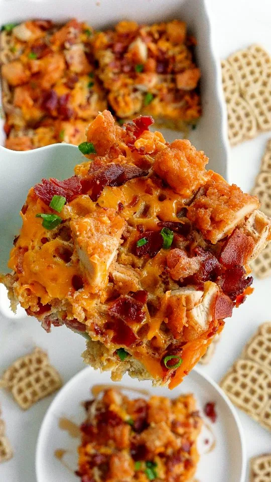 fried-chicken-and-waffle-casserole