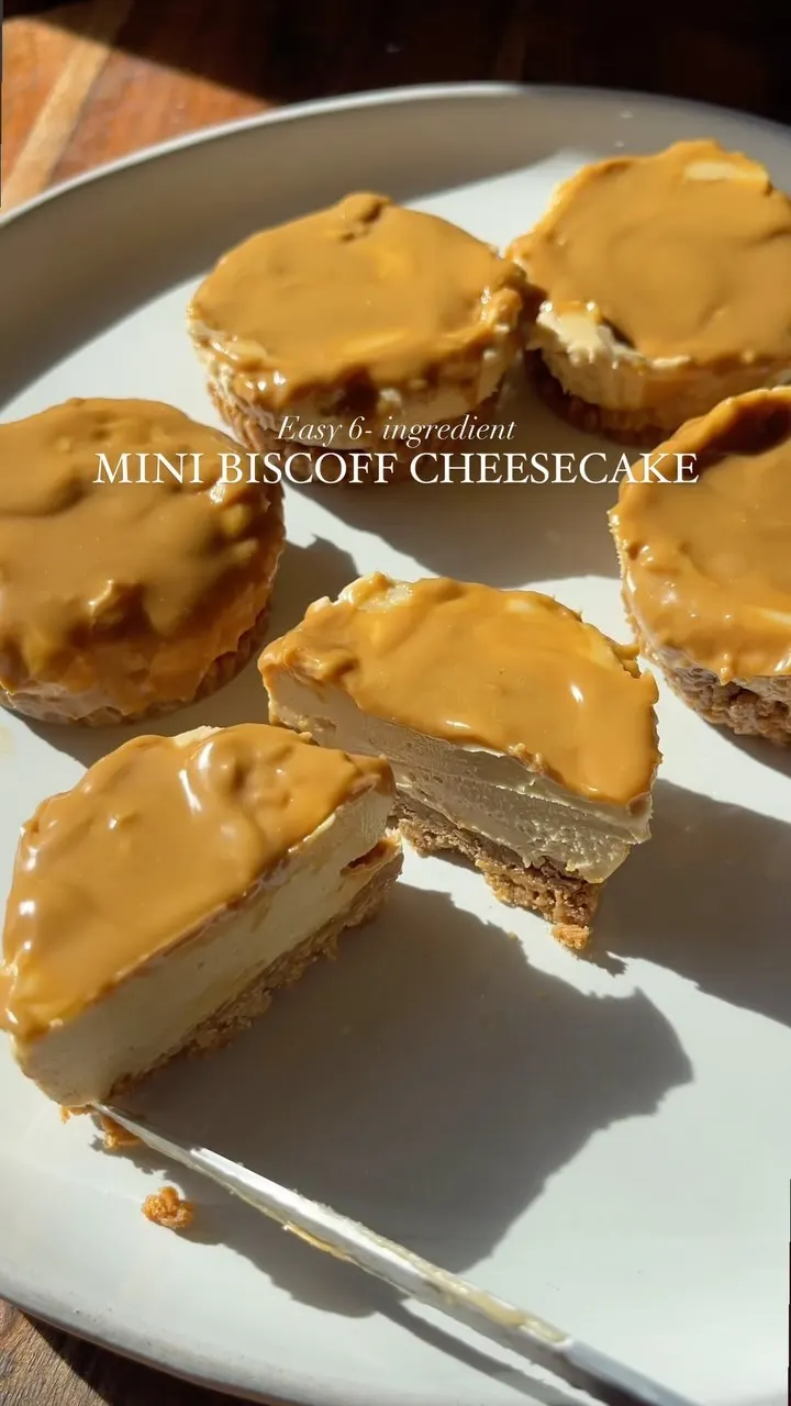 mini-biscoff-cheesecake