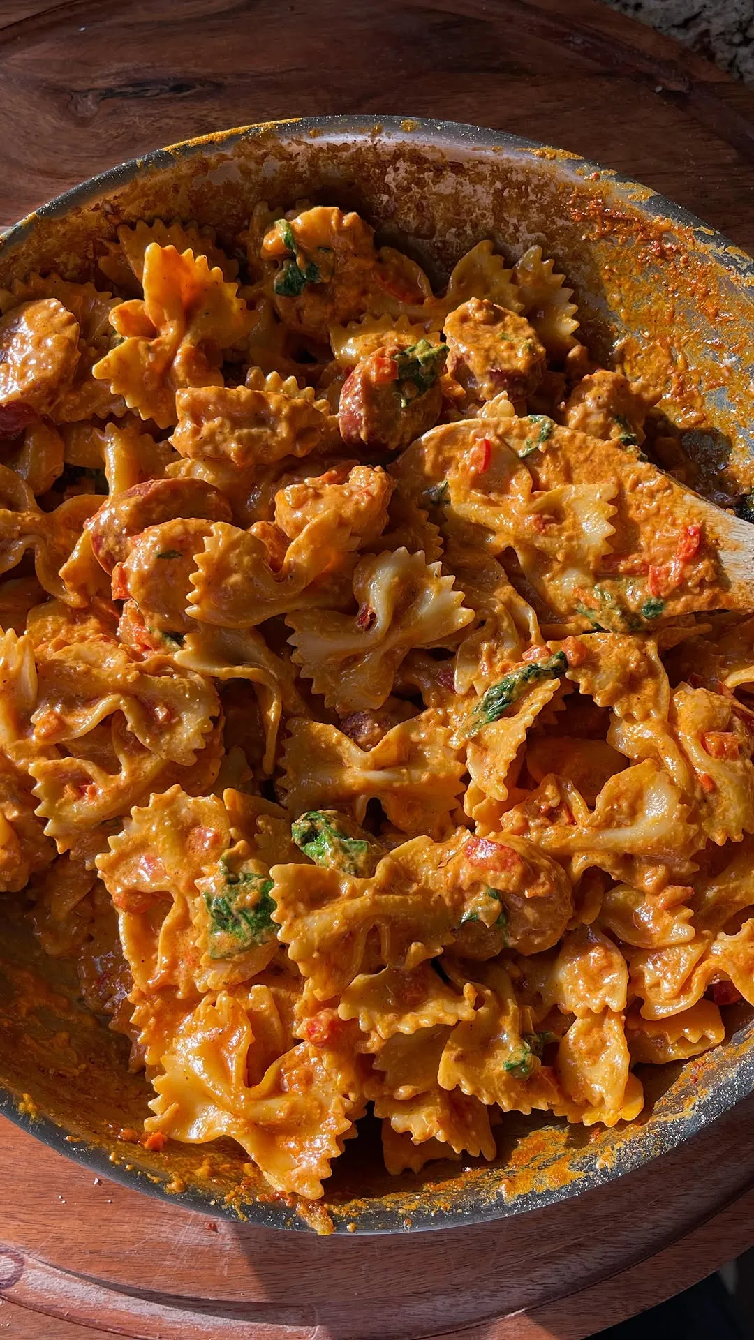 cajun-sausage-and-shrimp-pasta