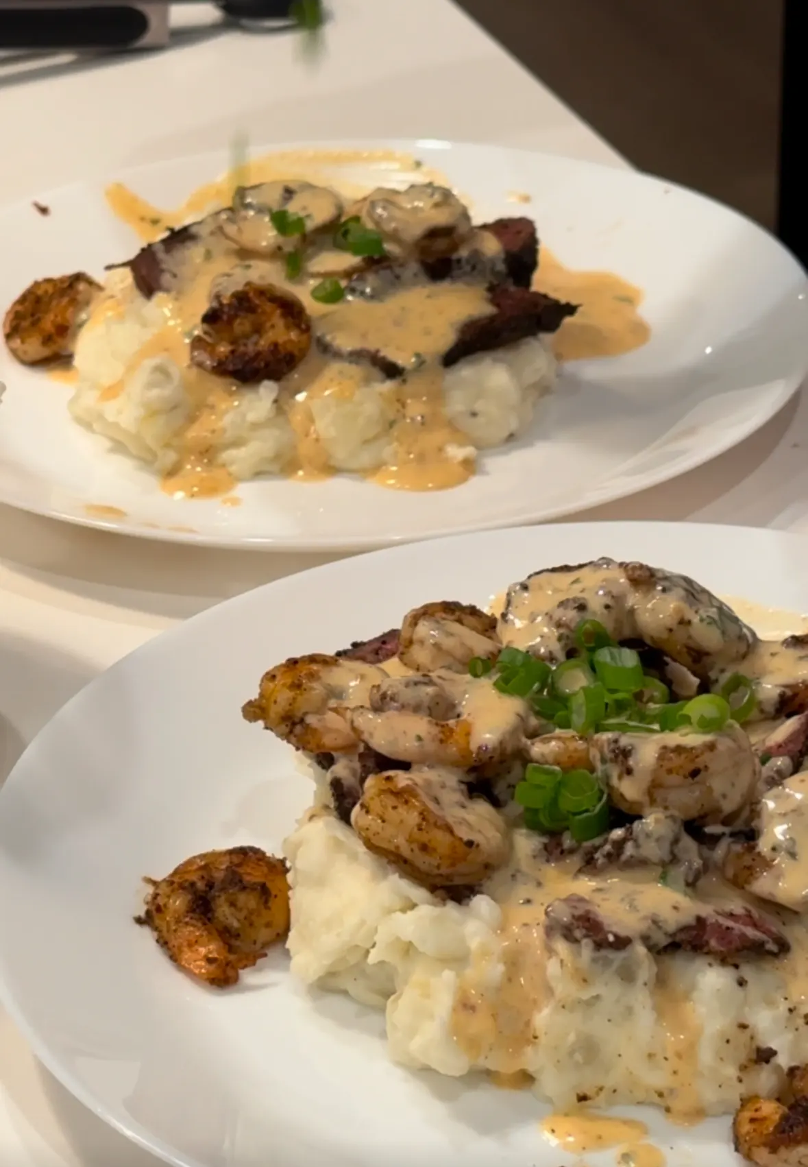 surf-and-turf-with-garlic-butter-cream-sauce