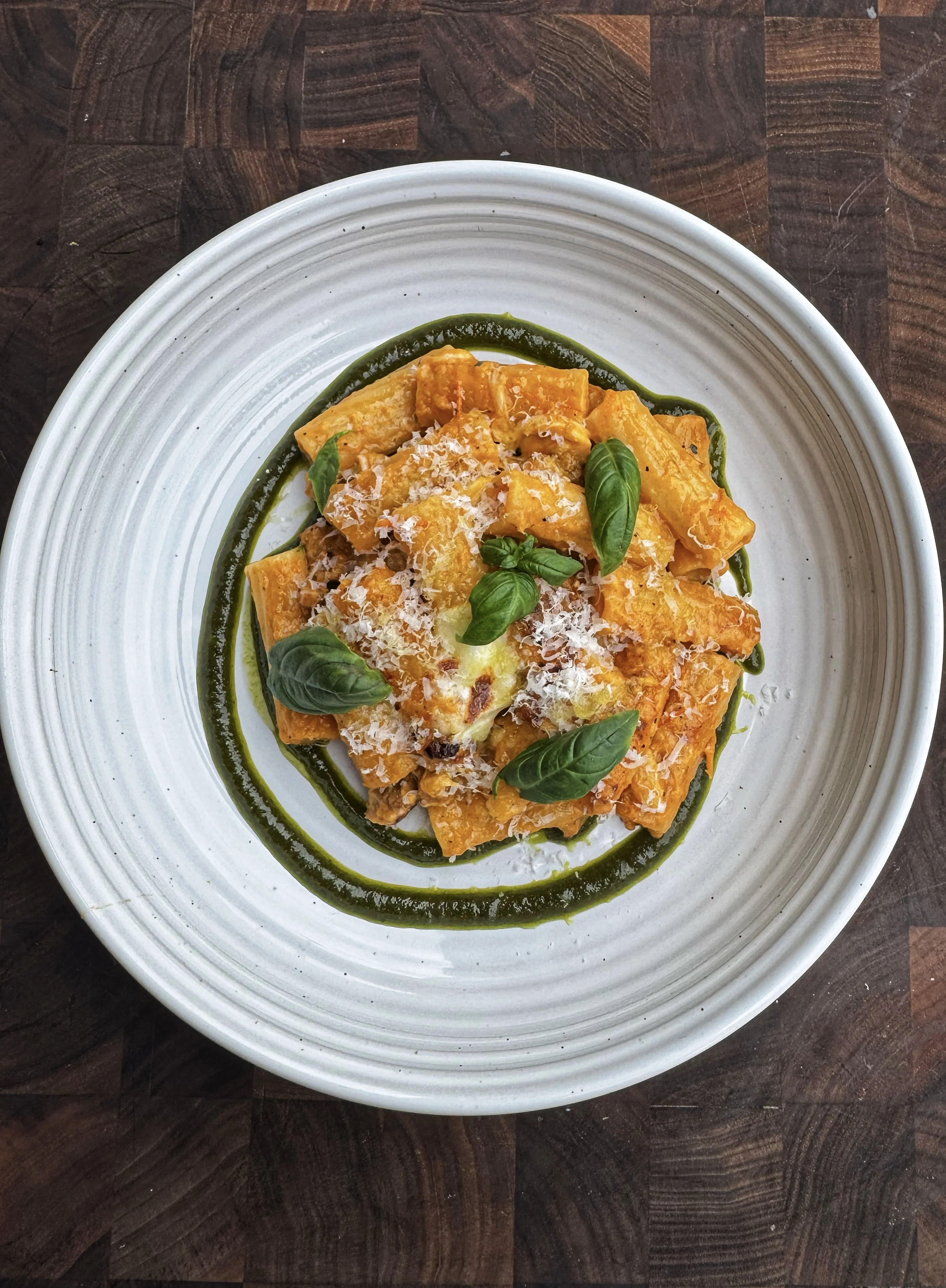 creamy-baked-rigatoni-w-pistachio-pesto