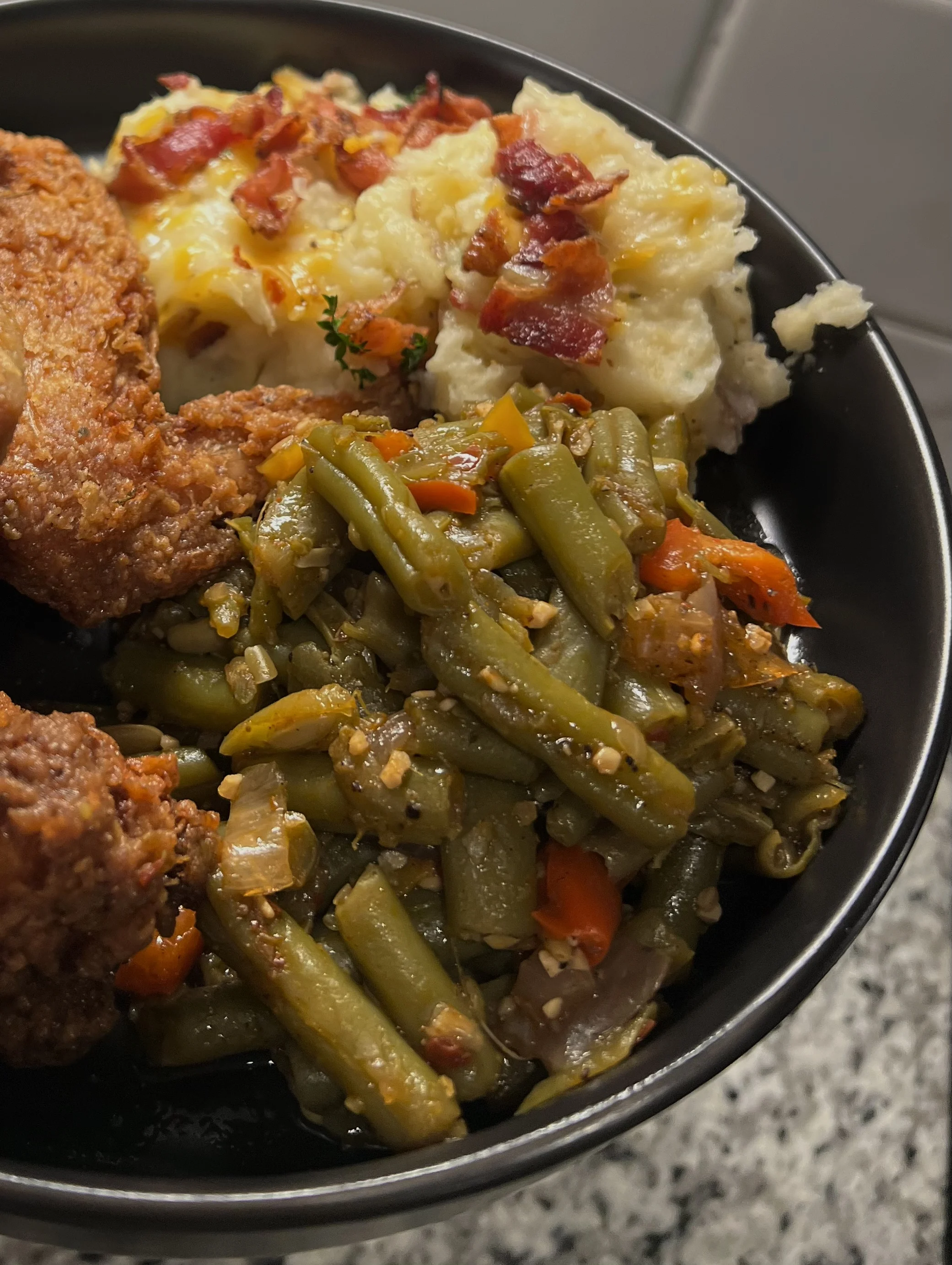 smothered-green-beans