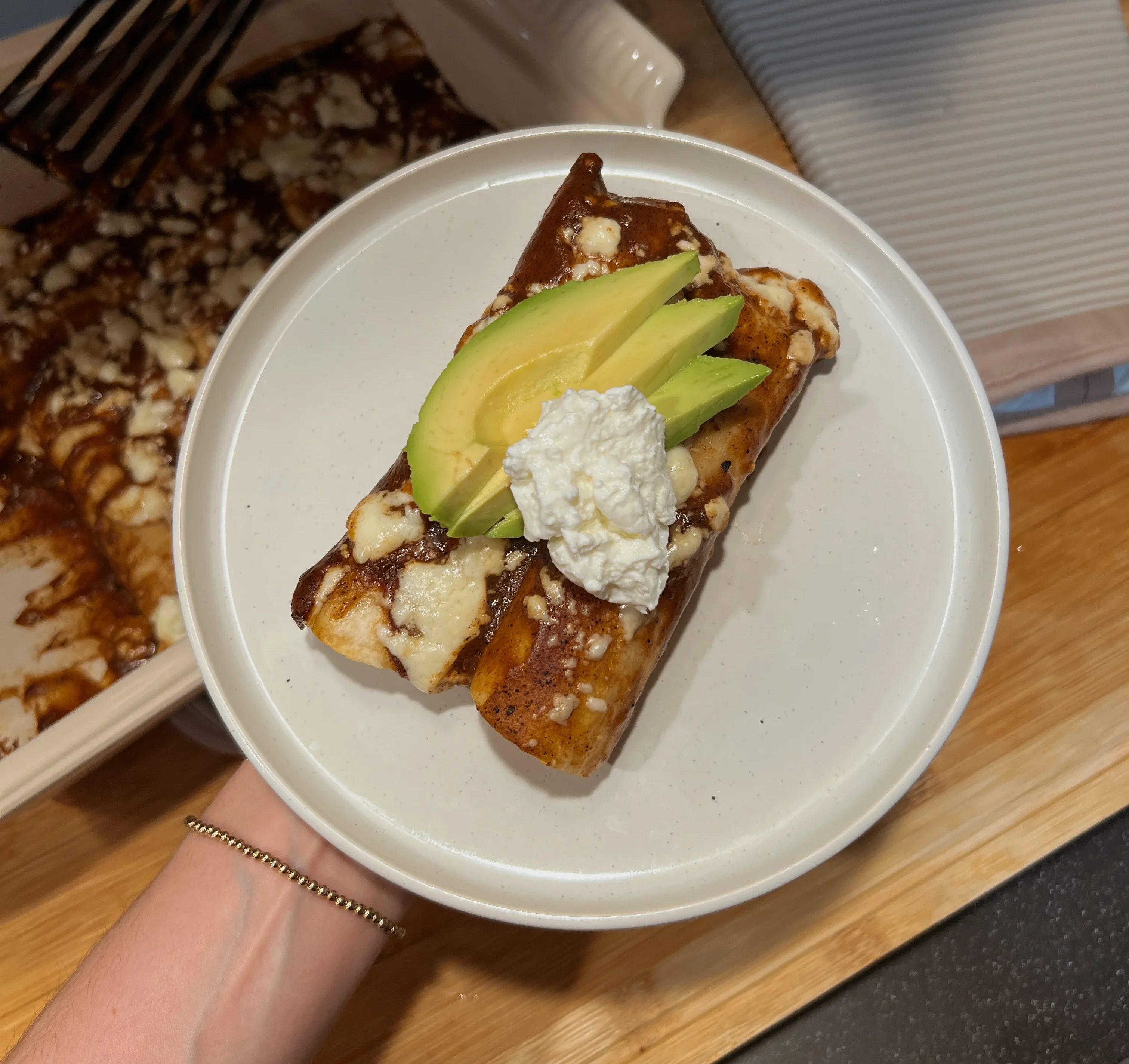 honey-chipotle-enchiladas