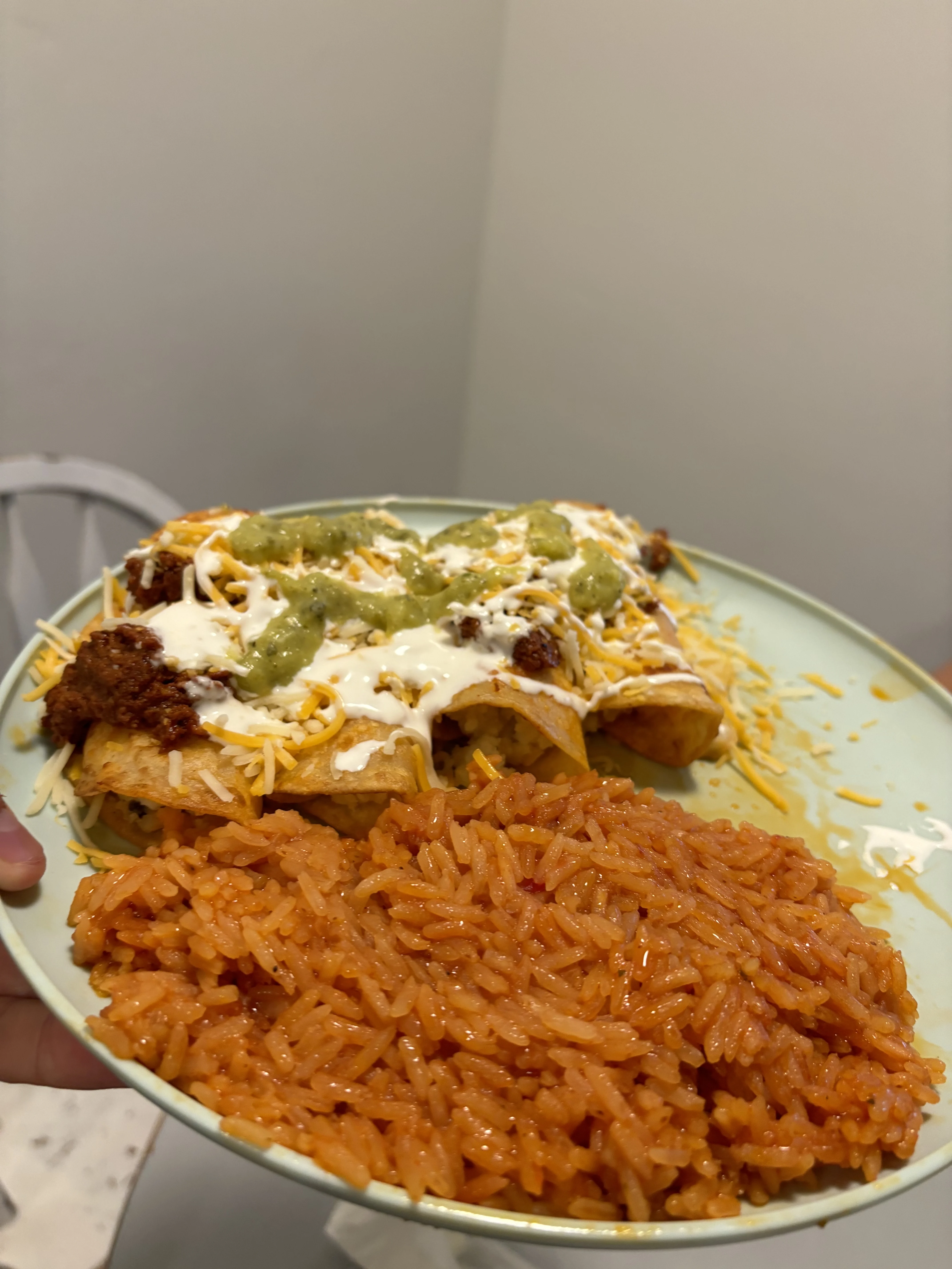 enchiladas-de-papa-with-chorizo-sauce