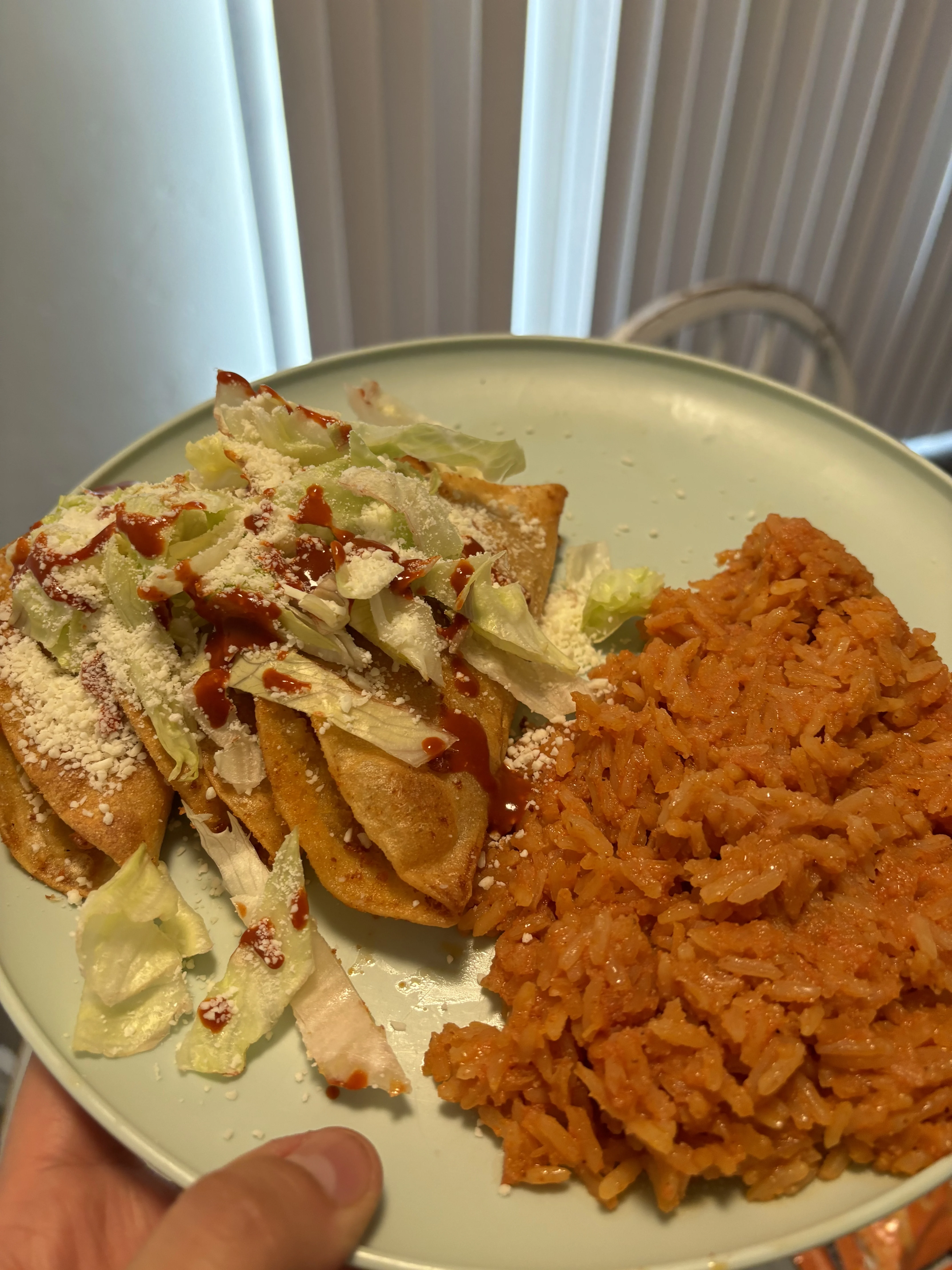 chorizo-potato-tacos-with-rice