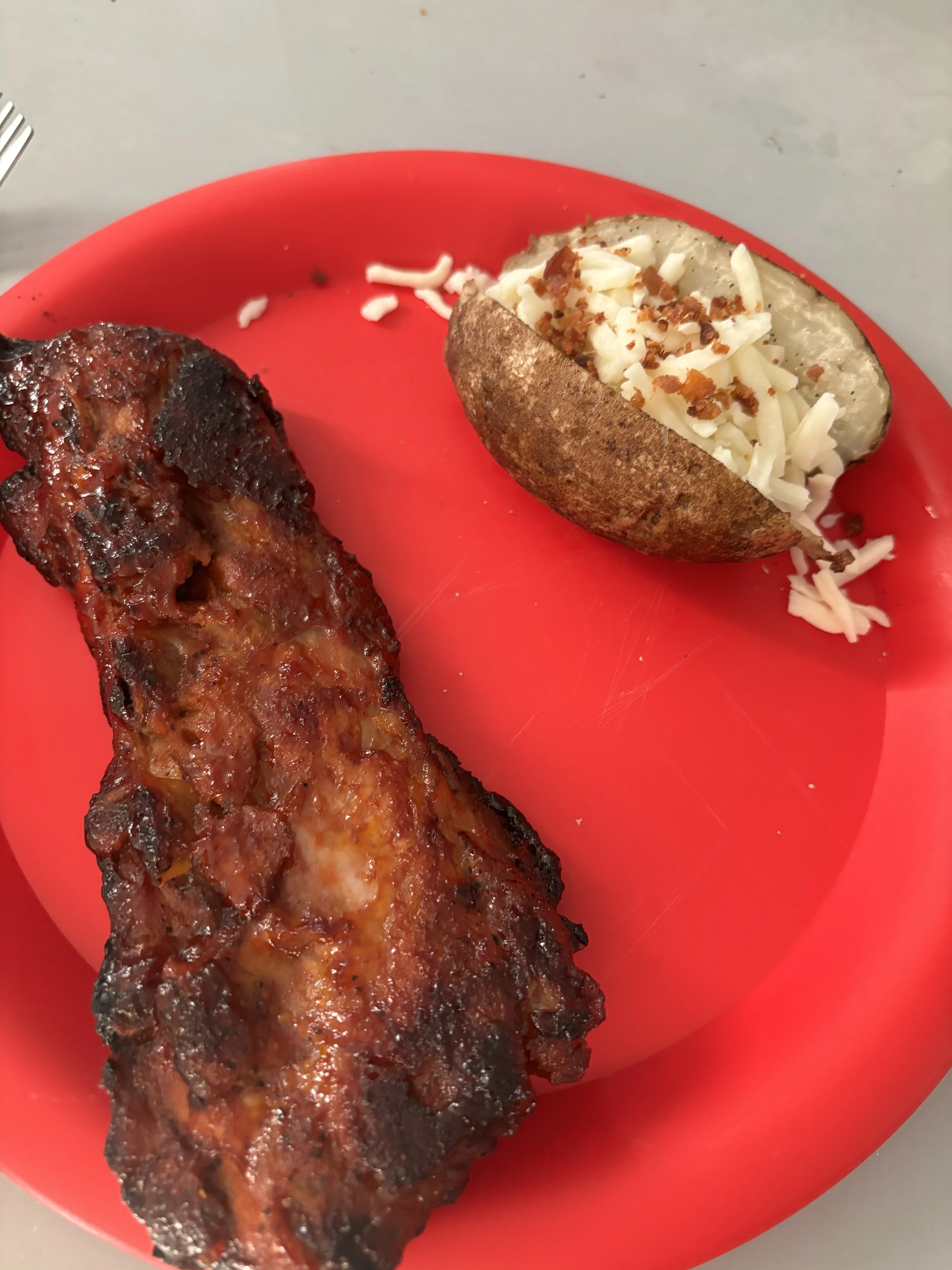 bbq-riblets-and-baked-potatoes
