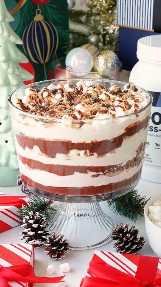 s'mores-marshmallow-hot-chocolate-trifle