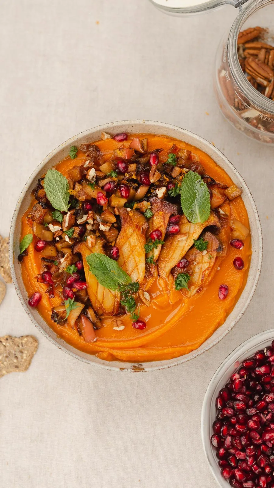 loaded-creamy-sweet-potato-dip