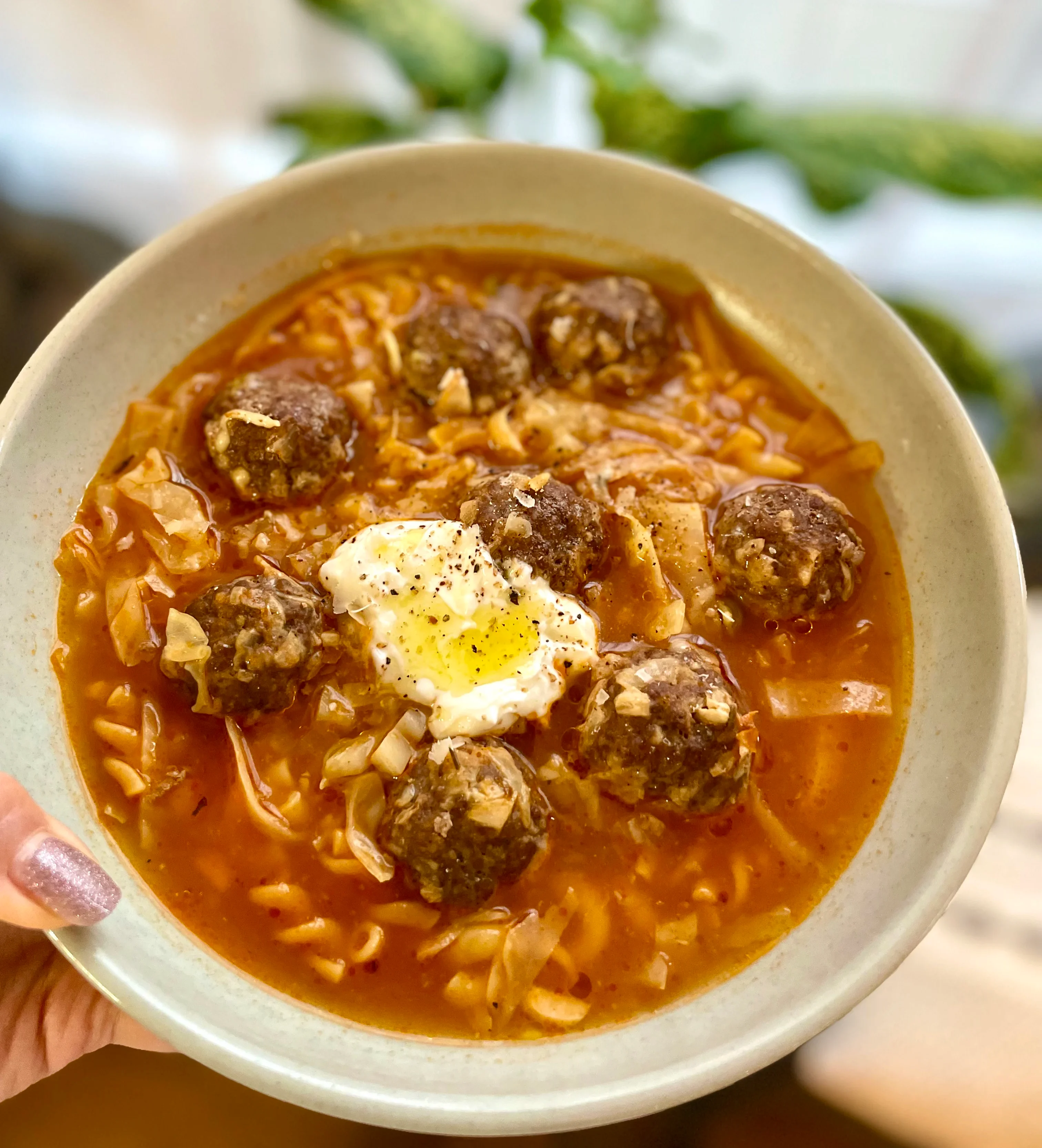 meatball-and-cabbage-tomato-soup