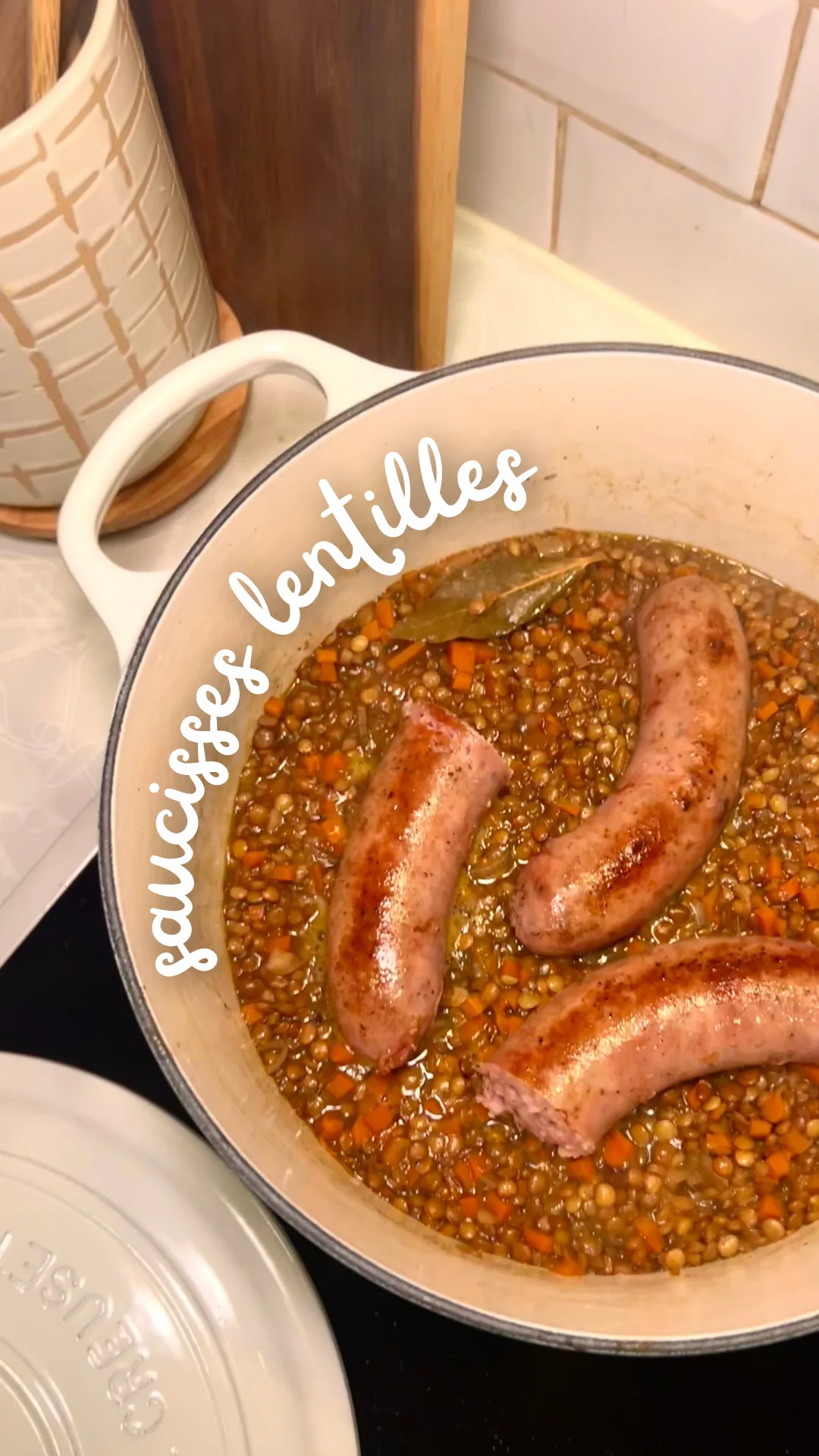 saucisse-lentilles