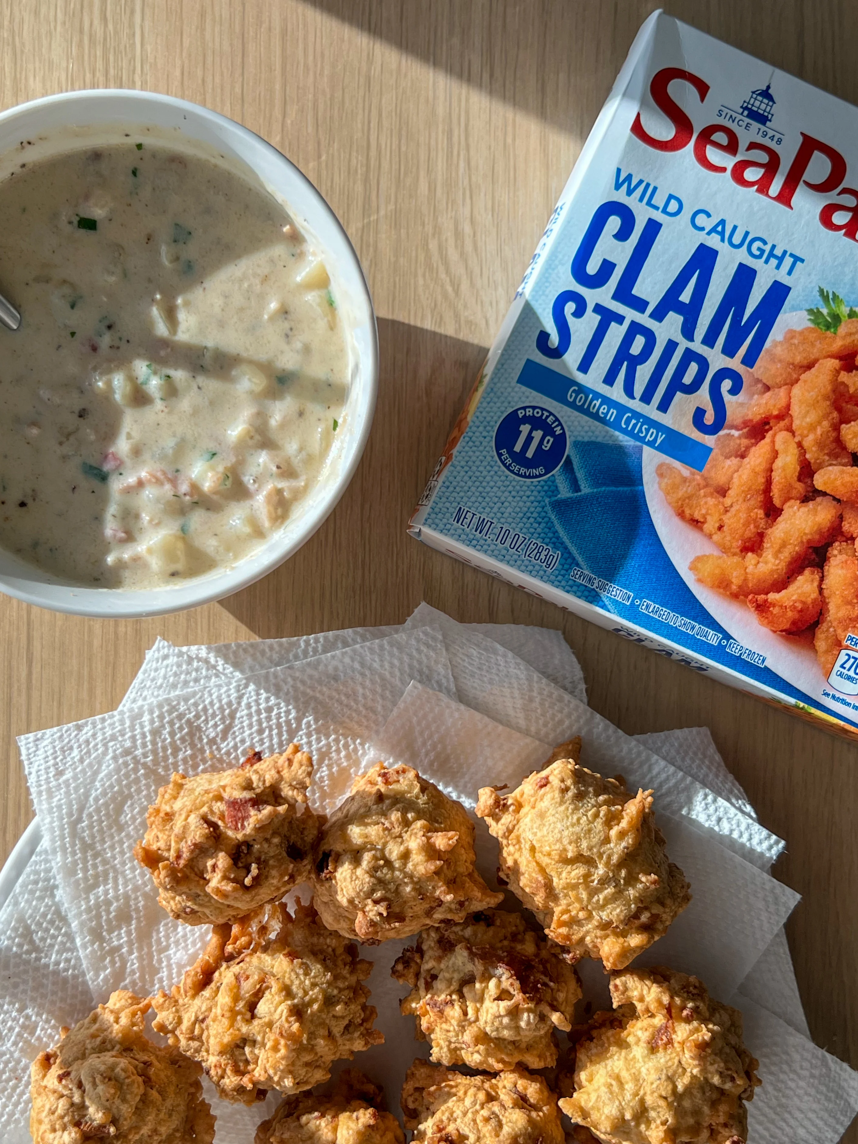 clam-cakes