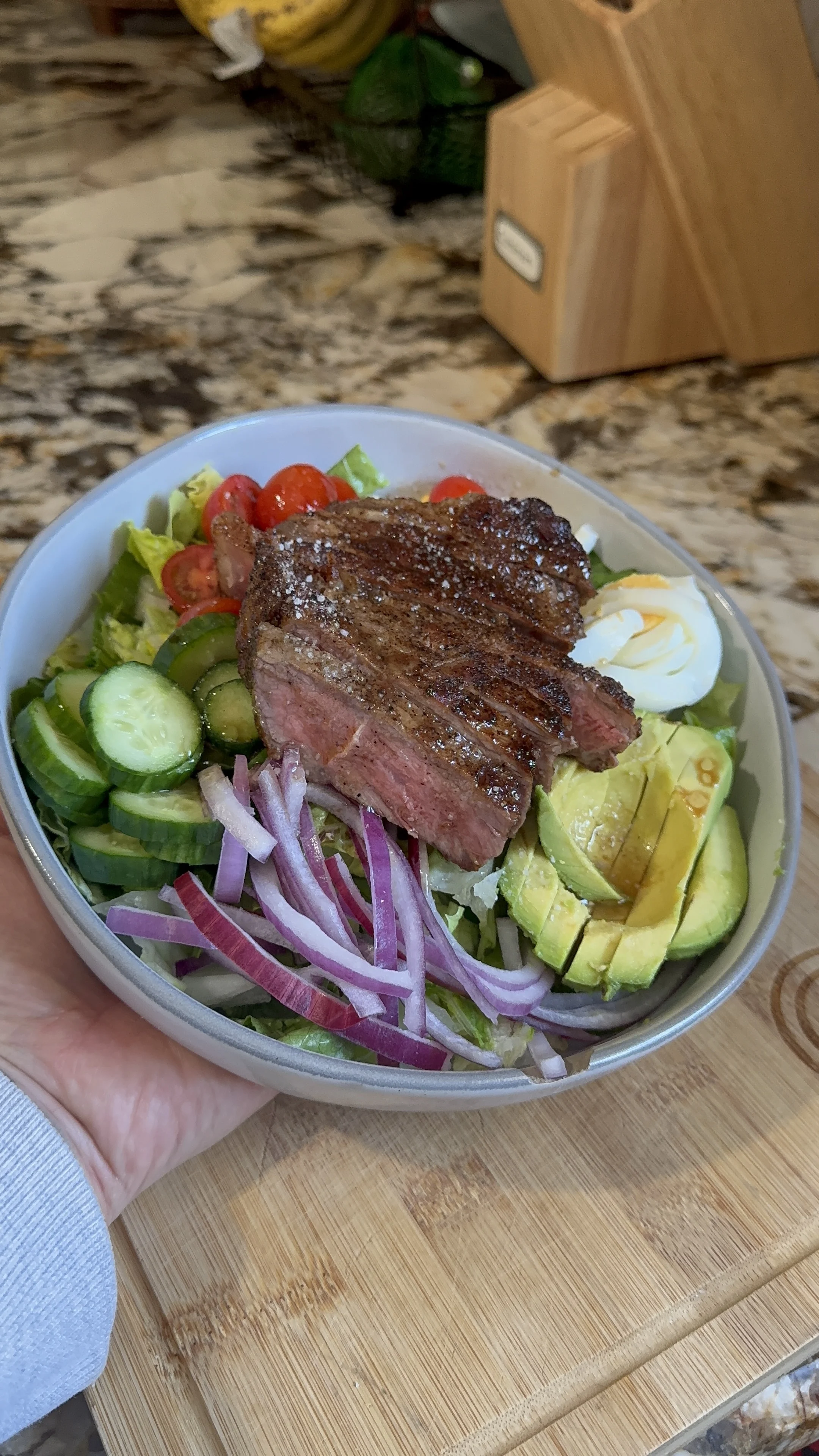 steak-salad